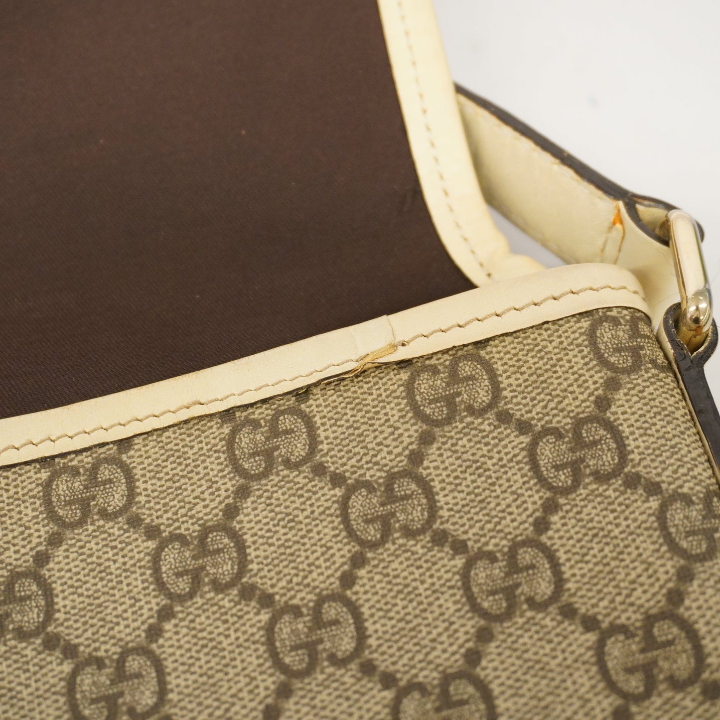 Gucci Shoulder Bag 223666 Women's GG Supreme Shoulder Bag Beige,Ivory