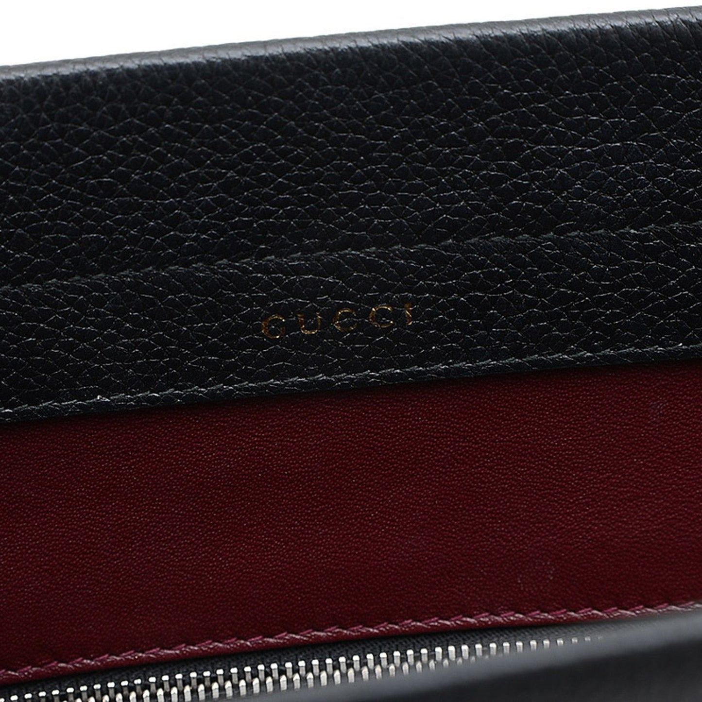 Gucci Zumi Top Handle Bag Shoulder Leather Black 564714