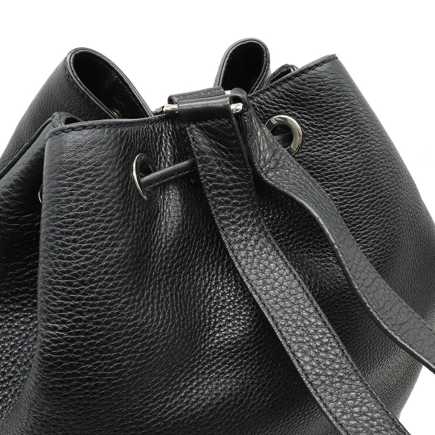 Gucci Soho Backpack Rucksack Leather Black 368587