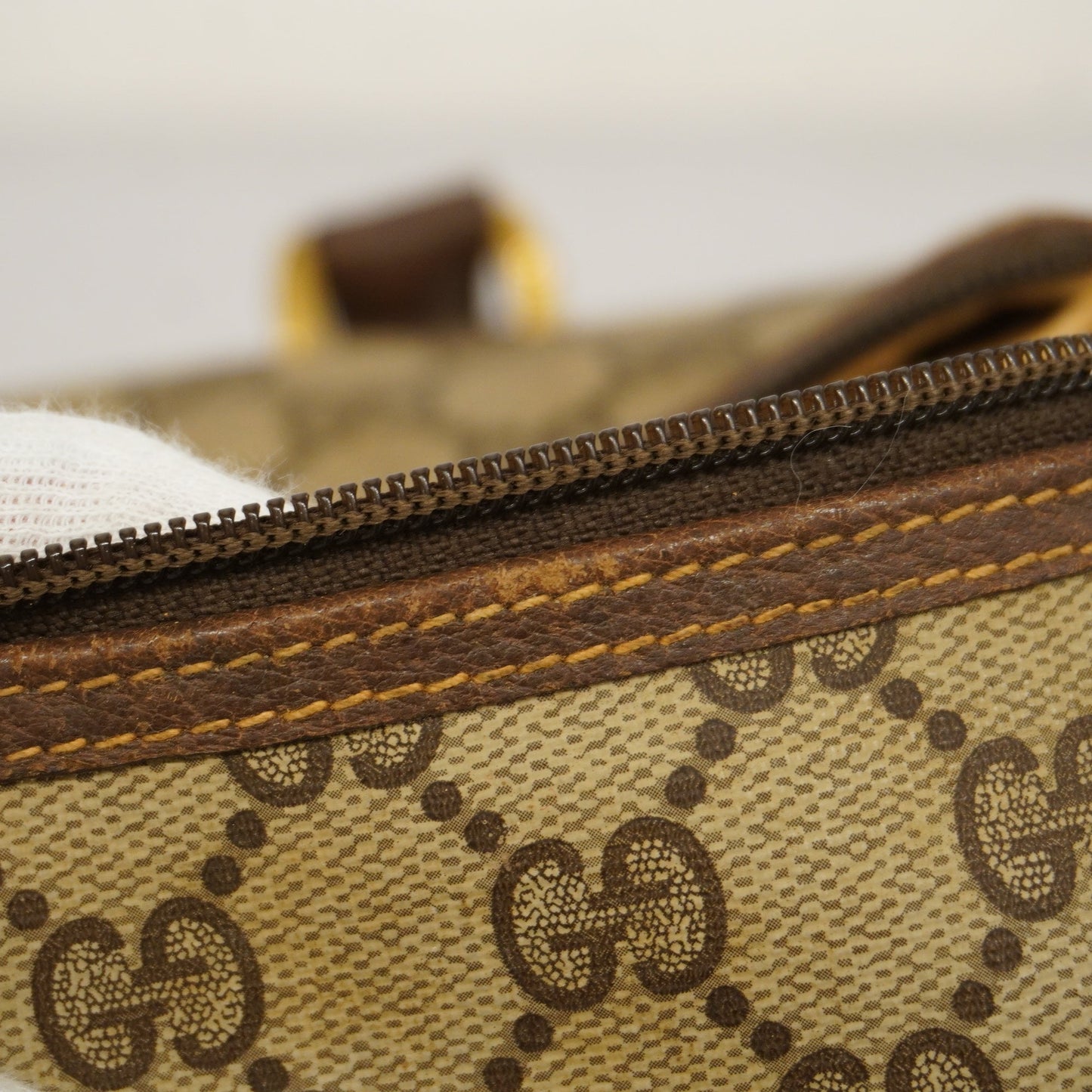 GUCCI Handbag 000 40 0207 Women's Leather Handbag Beige,Brown