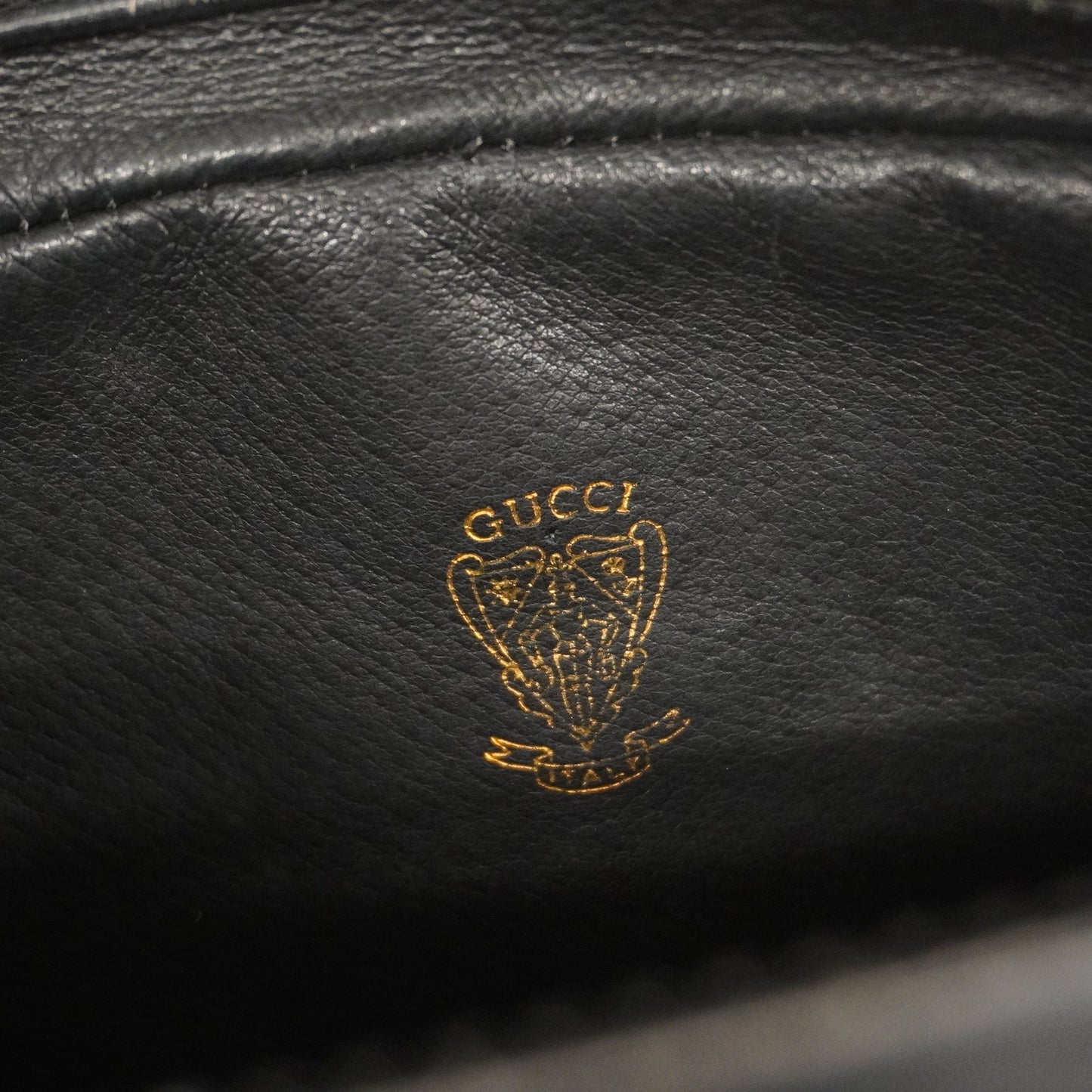Gucci Micro GG 22 001 3100 Women's Canvas,Leather Shoulder Bag Black