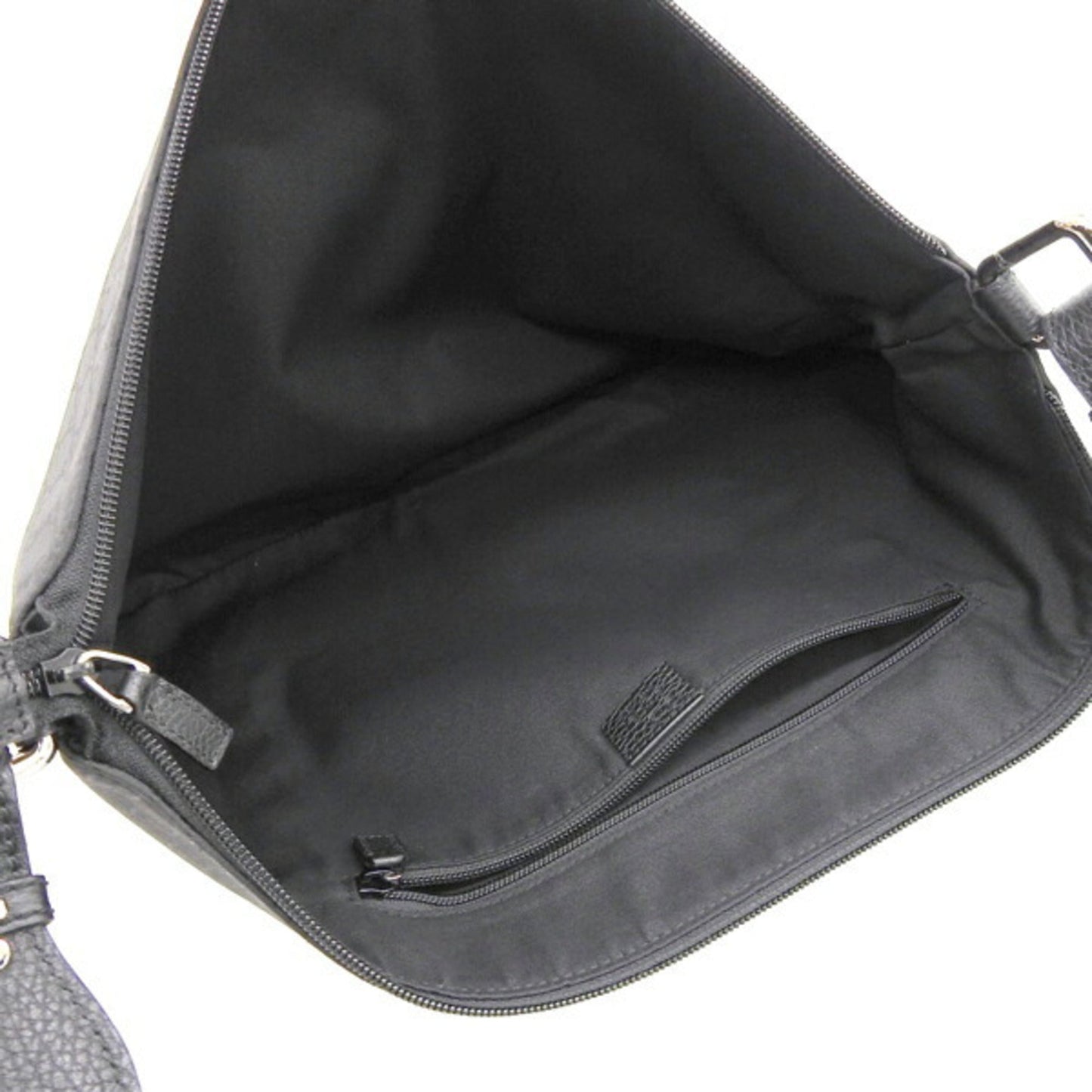 GUCCI GG Nylon Shoulder Bag 190628 Black Ladies