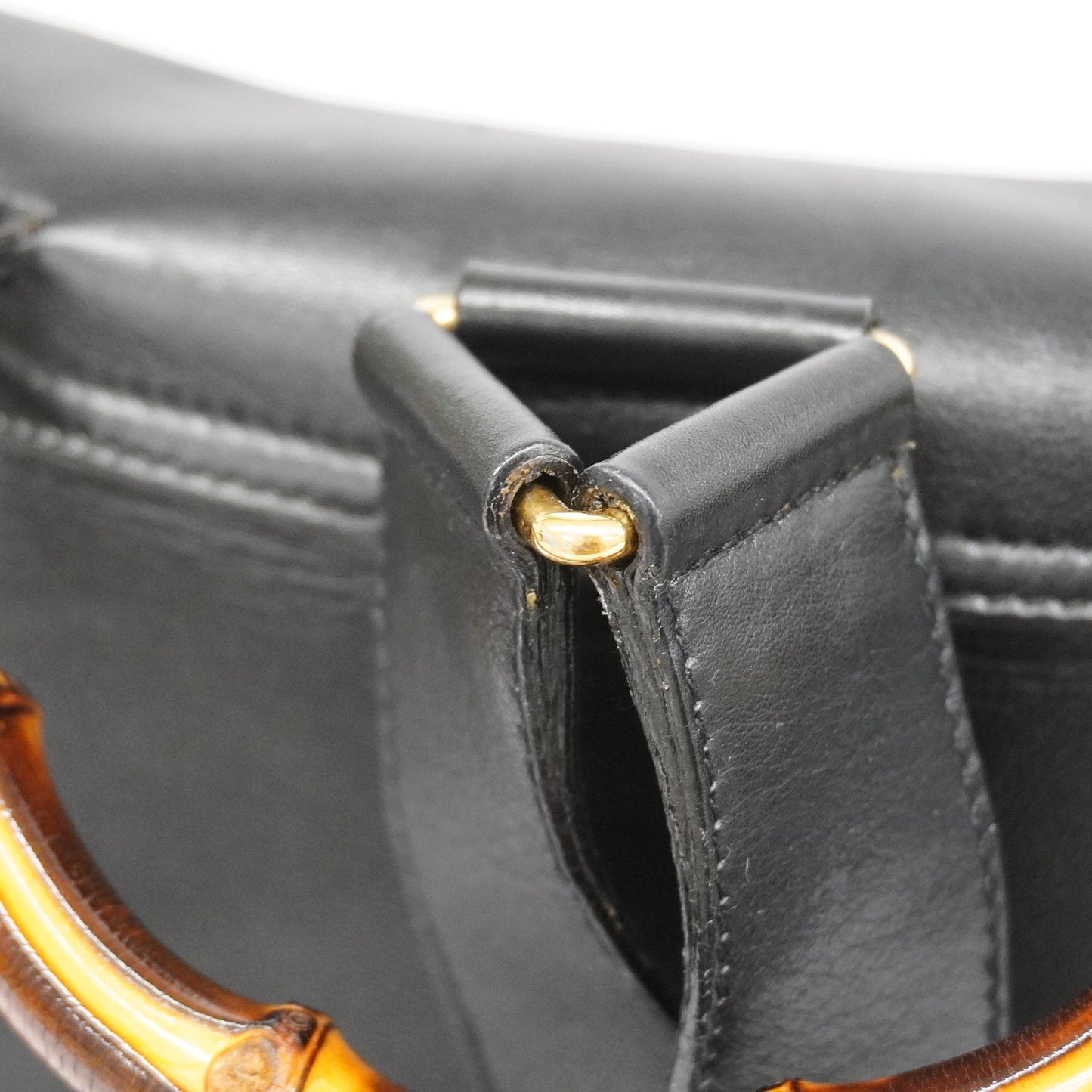 Gucci Bamboo Rucksack 003 2058 0016 Women,Men,Unisex Leather Backpack Black