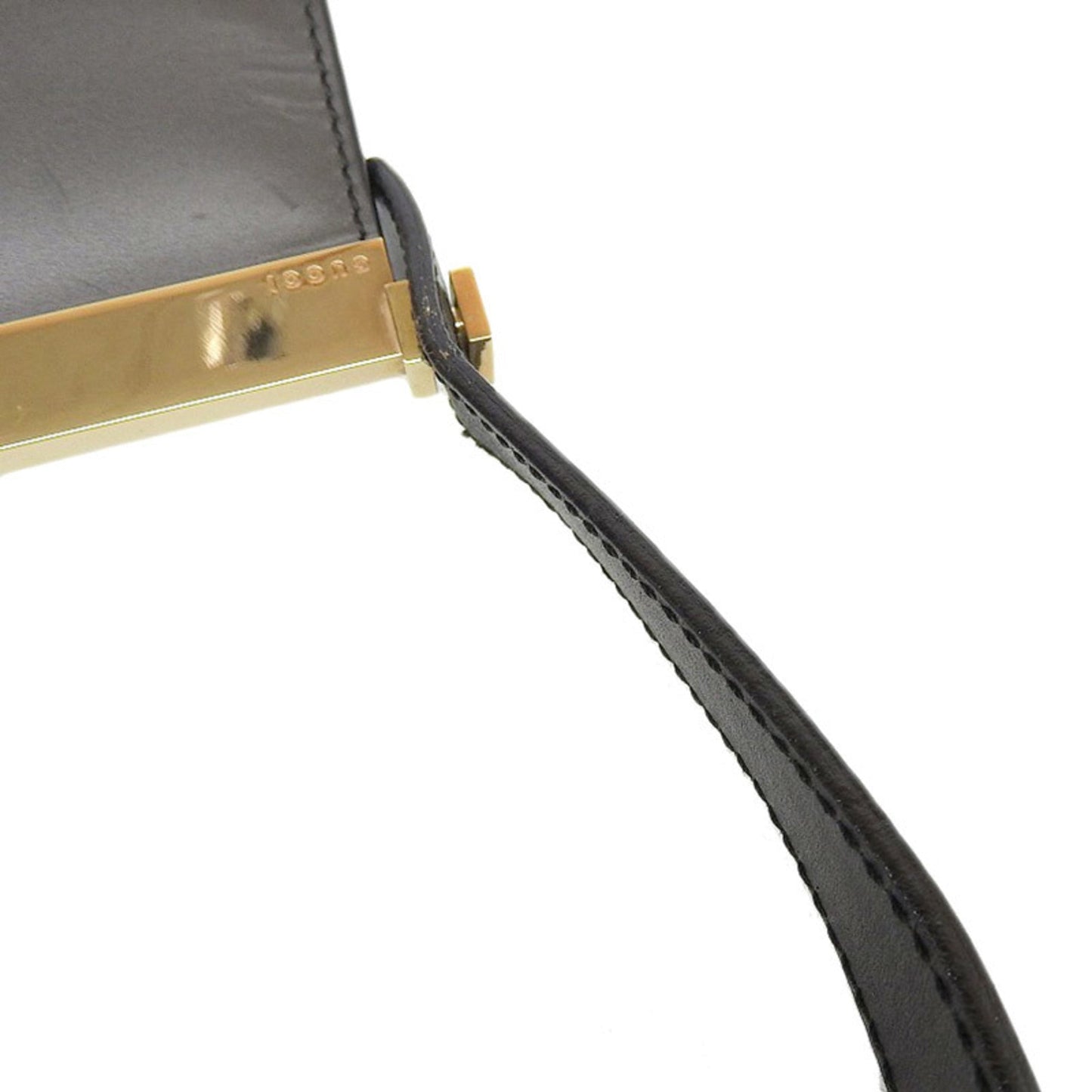 Gucci Bag Ladies Shoulder Leather Black 001 ??? 2058 1920 0