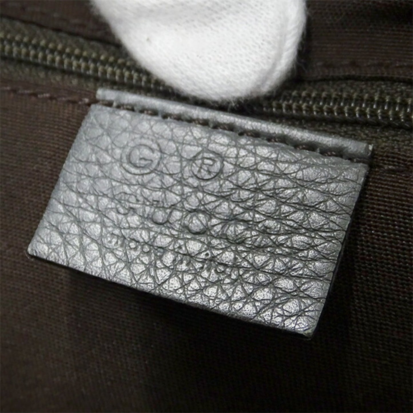 GUCCI Bag Ladies Bamboo Tote Leather Gray 354665