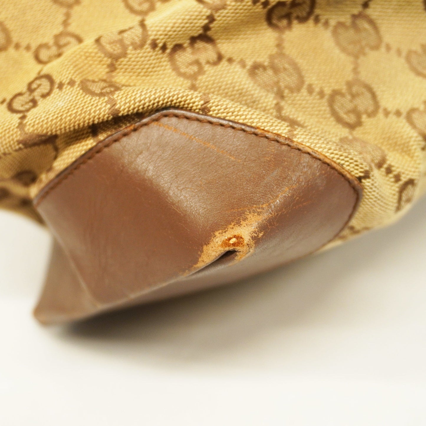 GUCCI GG Canvas Tote Bag 019 0426 Women's Tote Bag Beige,Brown