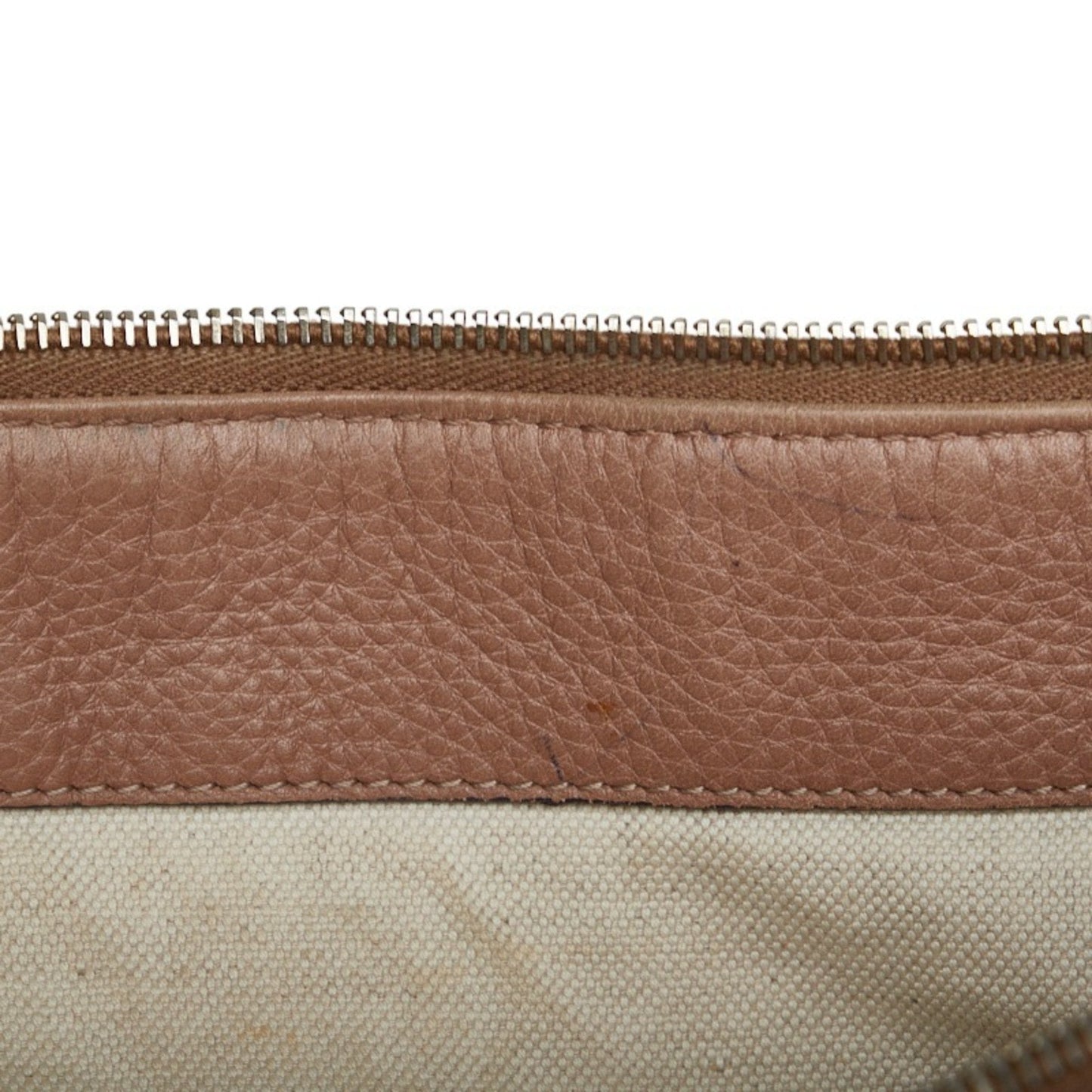 GUCCI Bamboo Bella Handbag One Shoulder Bag 269949 Pink Beige Leather Women's