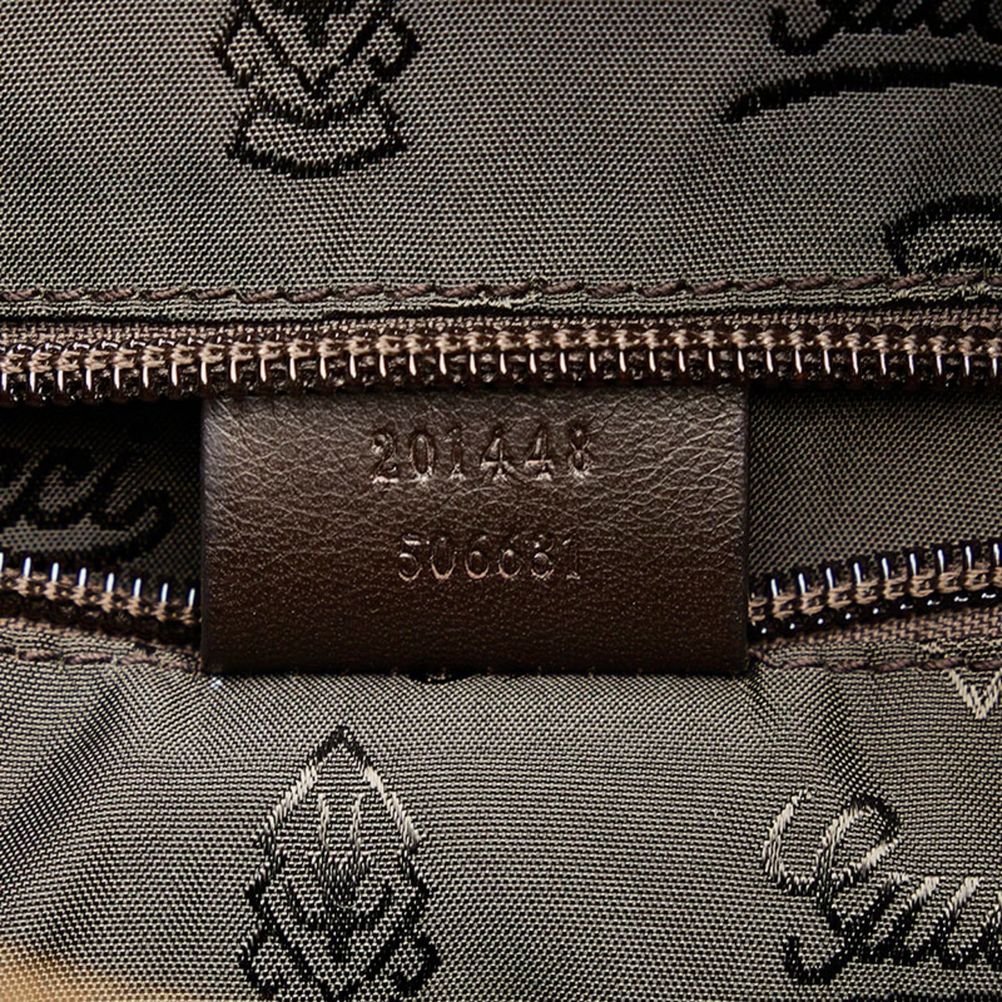 GUCCIsima Shoulder Bag 201448 Brown Leather Men's