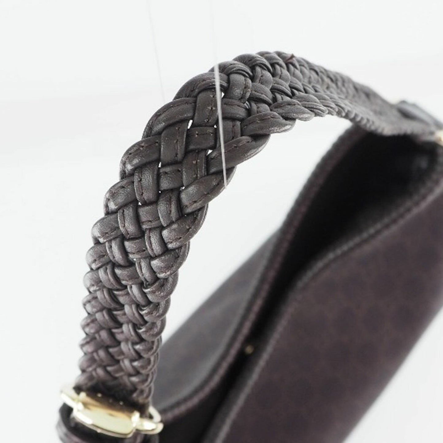 Gucci One Shoulder Tassel 336659 GG Canvas Brown Women's Bag