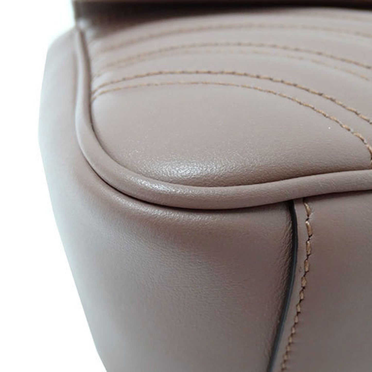 Gucci Bag ladies shoulder leather GG Marmont dusty pink 443497