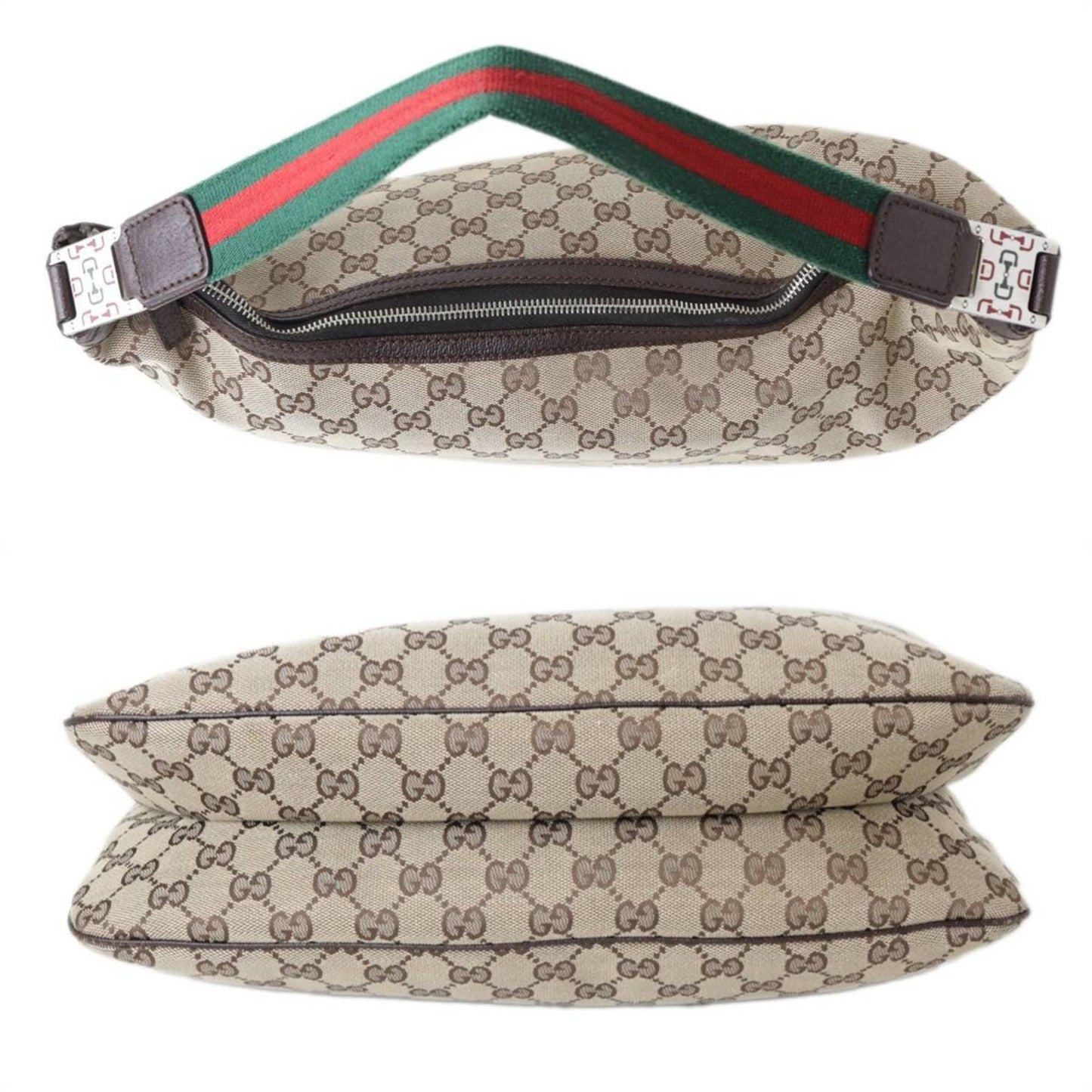 GUCCI Shoulder Bag Sherry Line GG Canvas