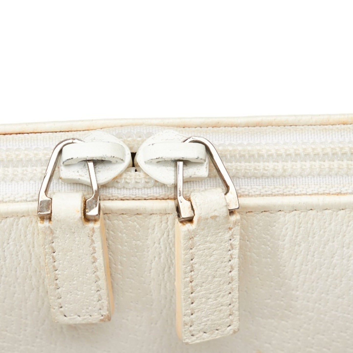 GUCCI handbag shoulder bag 002 1045 white leather ladies