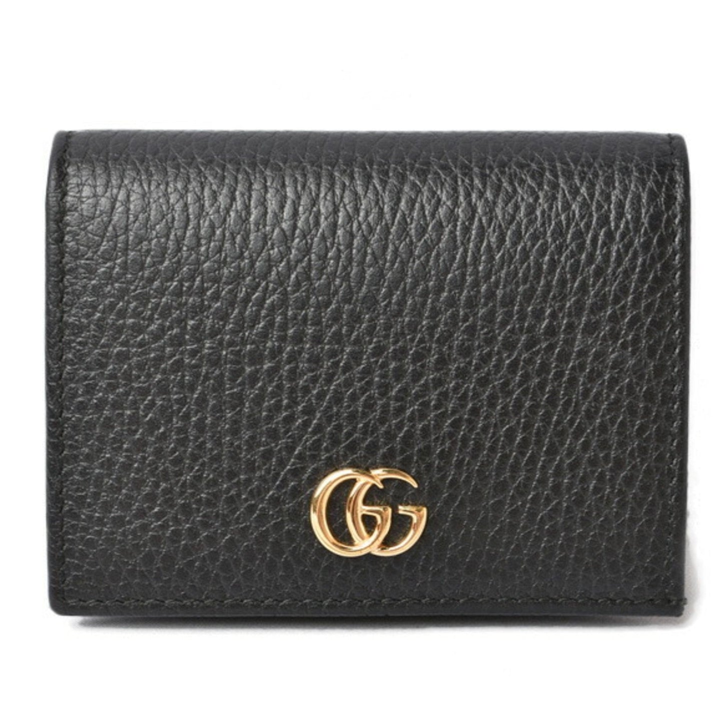 GUCCI Wallet Folding 456126 PETITE MARMONT Petit Marmont Black
