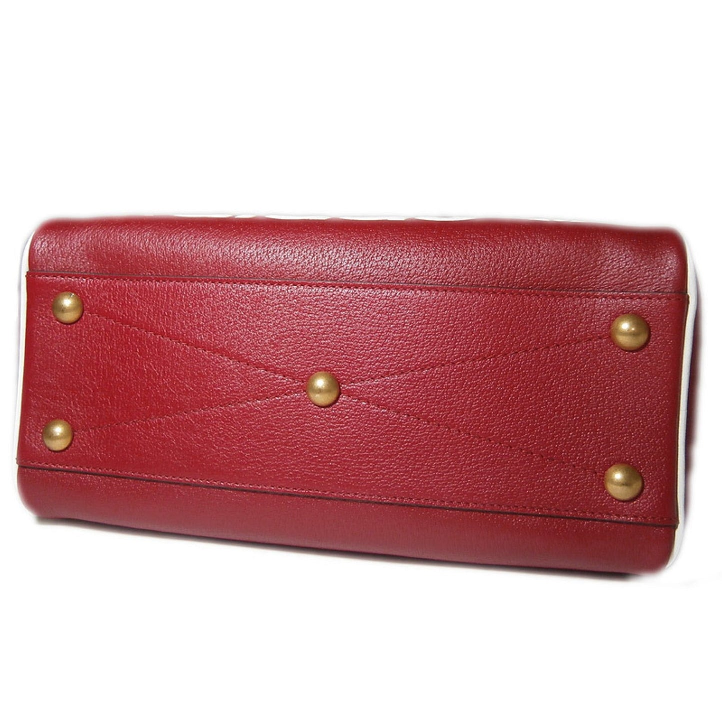 Gucci adidasxGucci Collaboration Mini Duffle Bag Boston Leather Red 702397