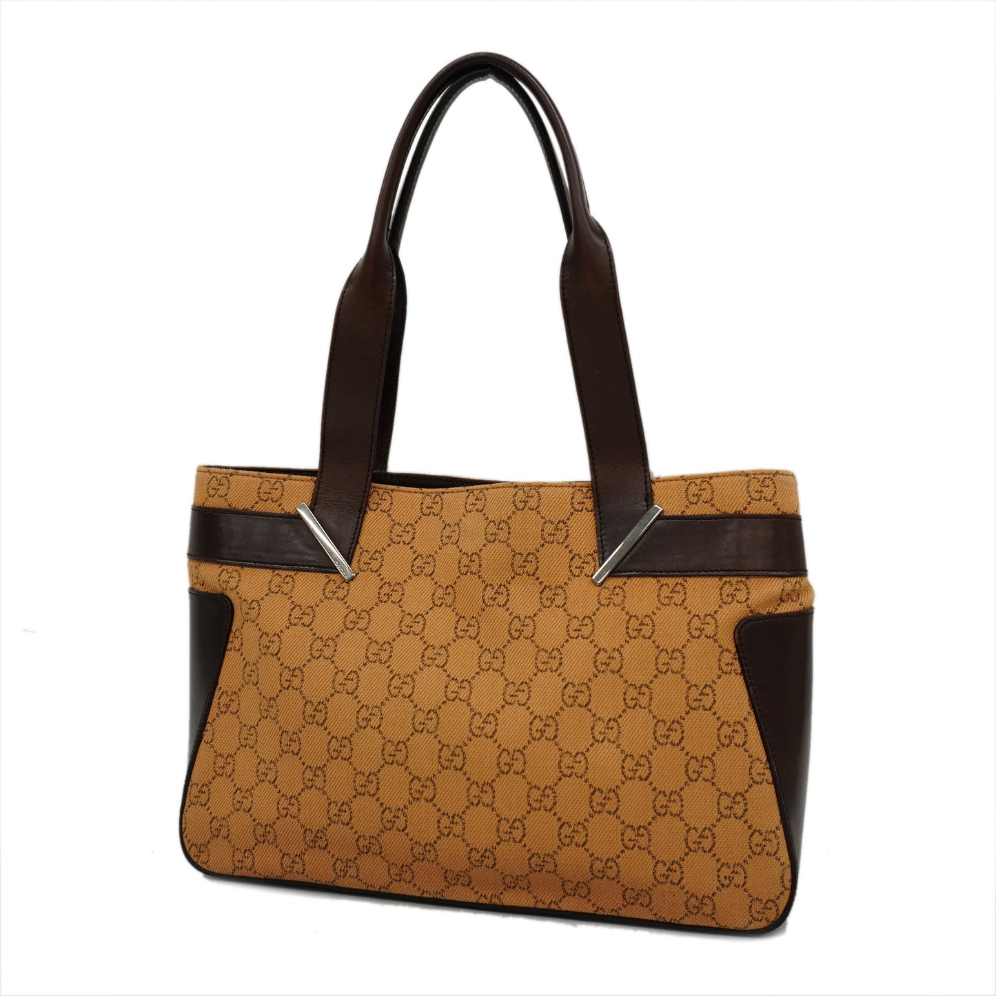 GUCCIAuth GG Canvas Tote Bag 73983 Women's Tote Bag Brown