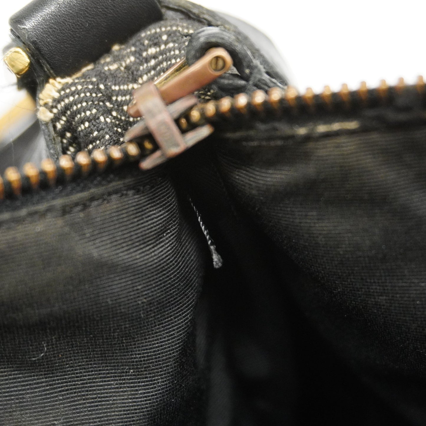 GUCCIAuth GG Canvas Shoulder Bag 92706 Women's Leather Black