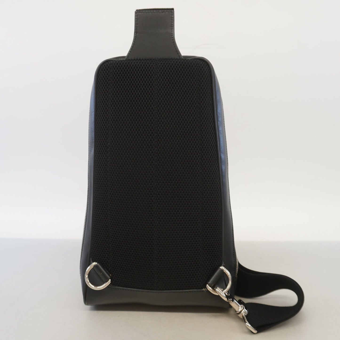 Guccissima Body bag 450970 Men's Leather Sling Bag Black