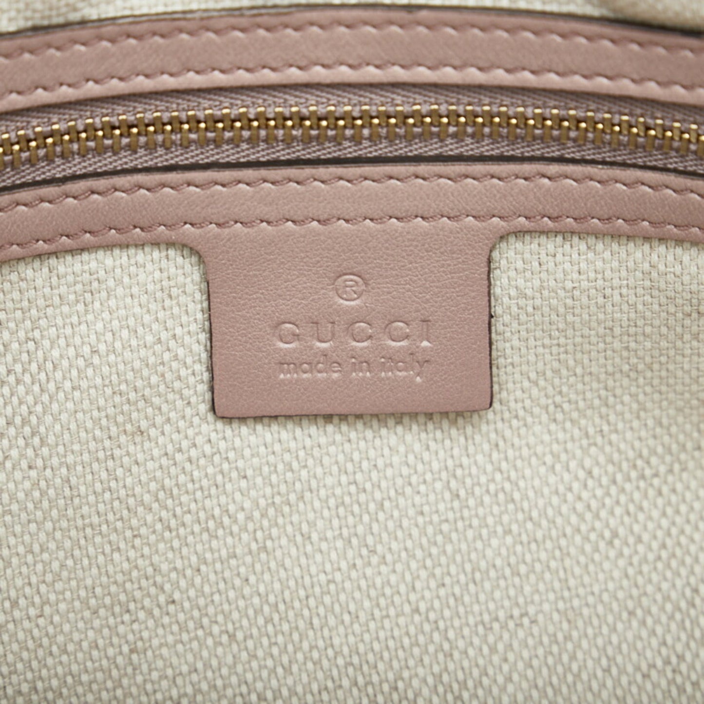 GUCCI Soho Chain Shoulder Bag 308983 Pink Gold Leather Women's