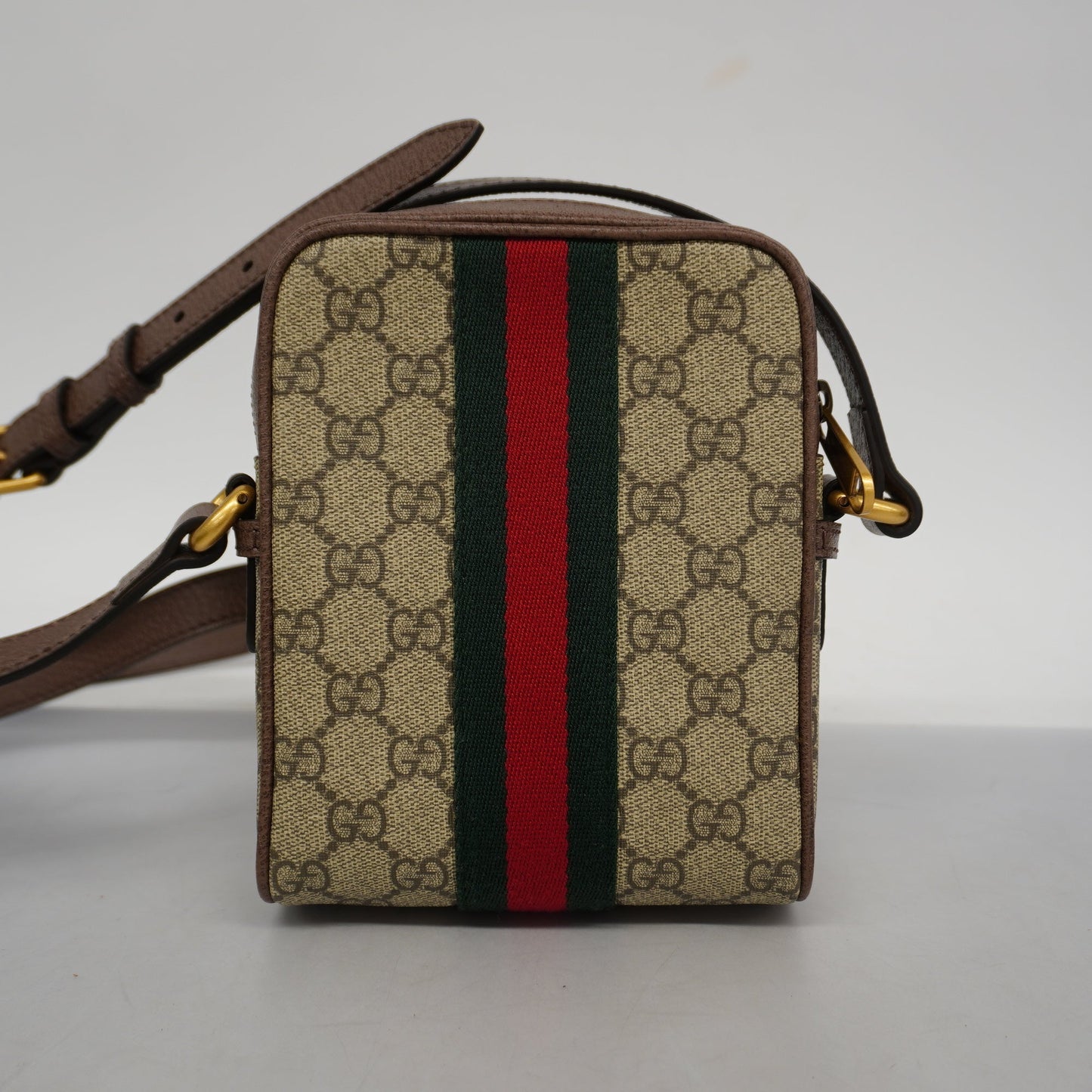 GUCCIAuth Ophidia 598127 Women's GG Supreme,Leather Beige,Brown