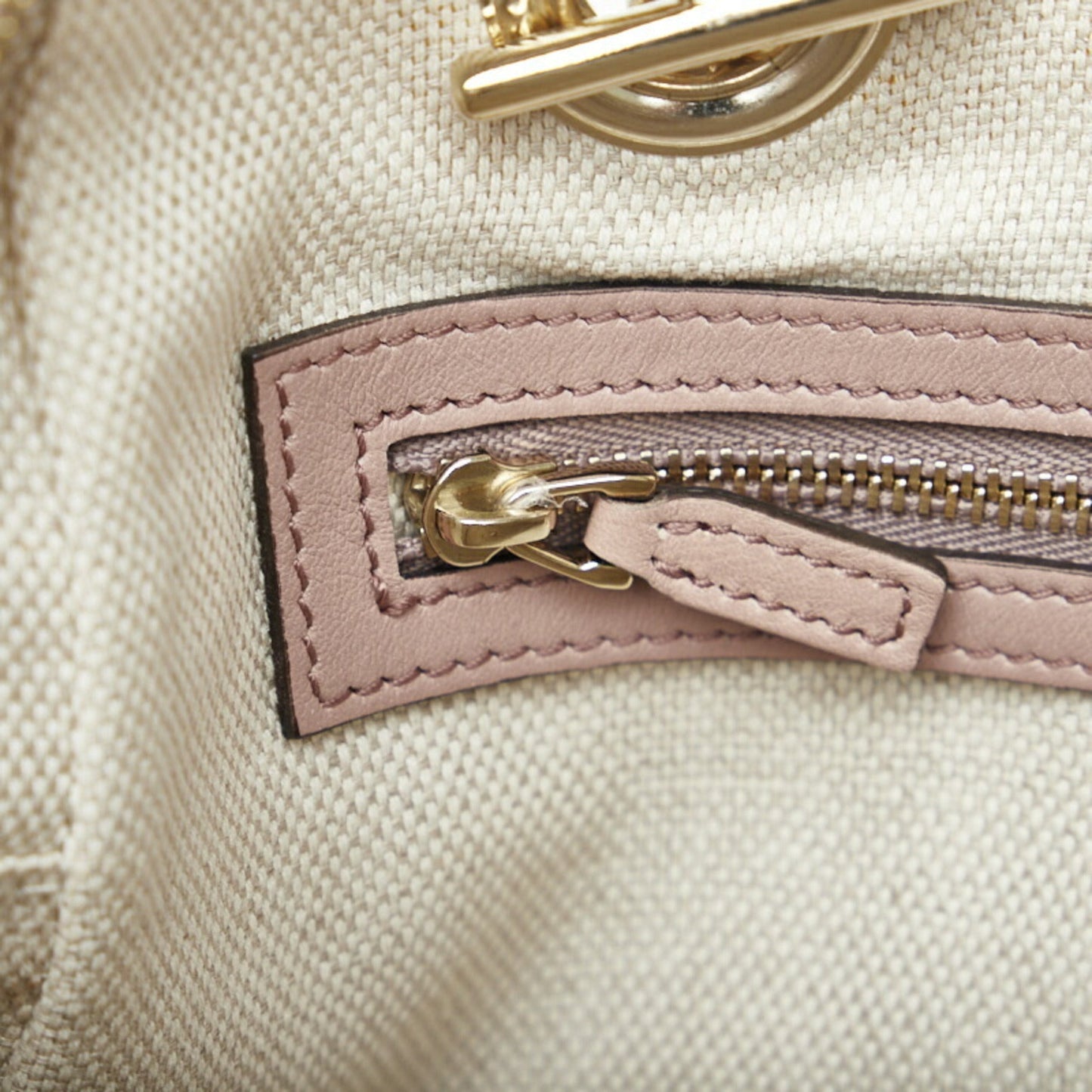 GUCCI Soho Chain Shoulder Bag 308983 Pink Gold Leather Women's