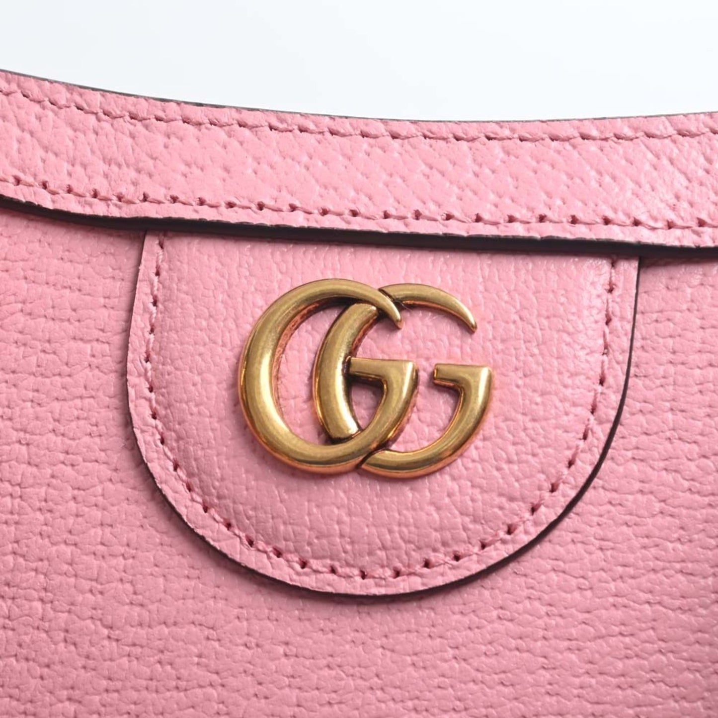 GUCCI Bamboo Leather Double G Diana 3WAY Tote Bag 702732 Pink Ladies
