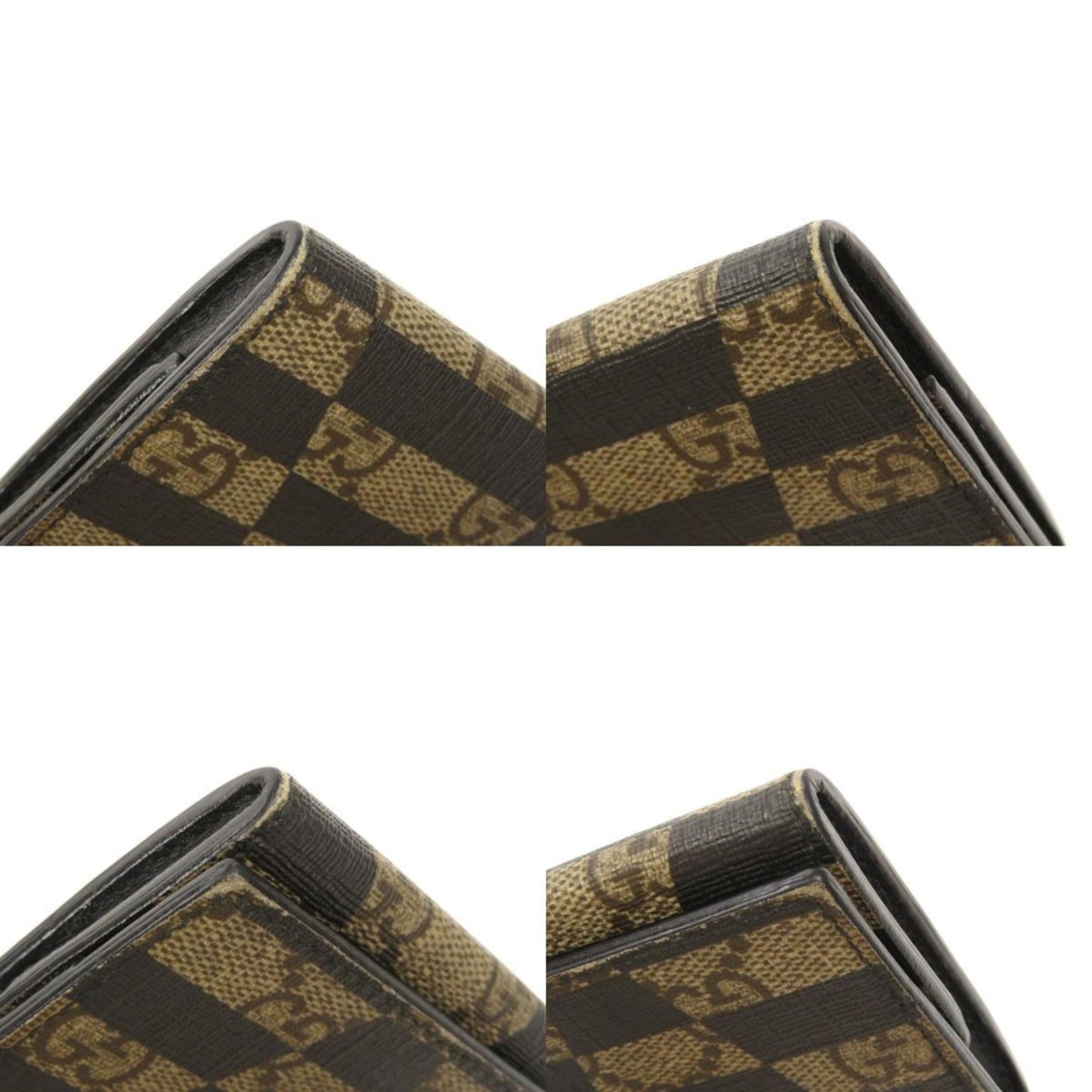 Gucci 406565 GG pattern coin case leather ladies