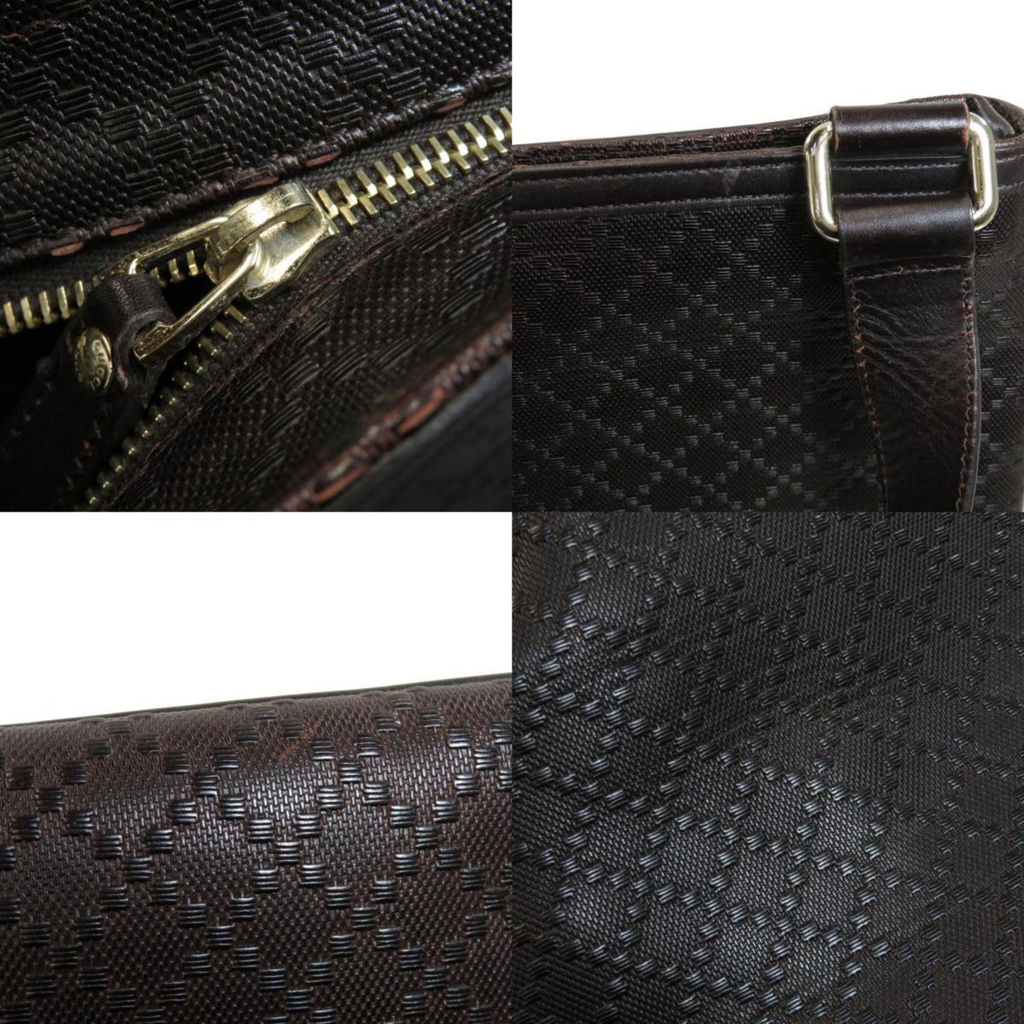 Gucci 201446 Diamante Shoulder Bag Leather / PVC Ladies GUCCI