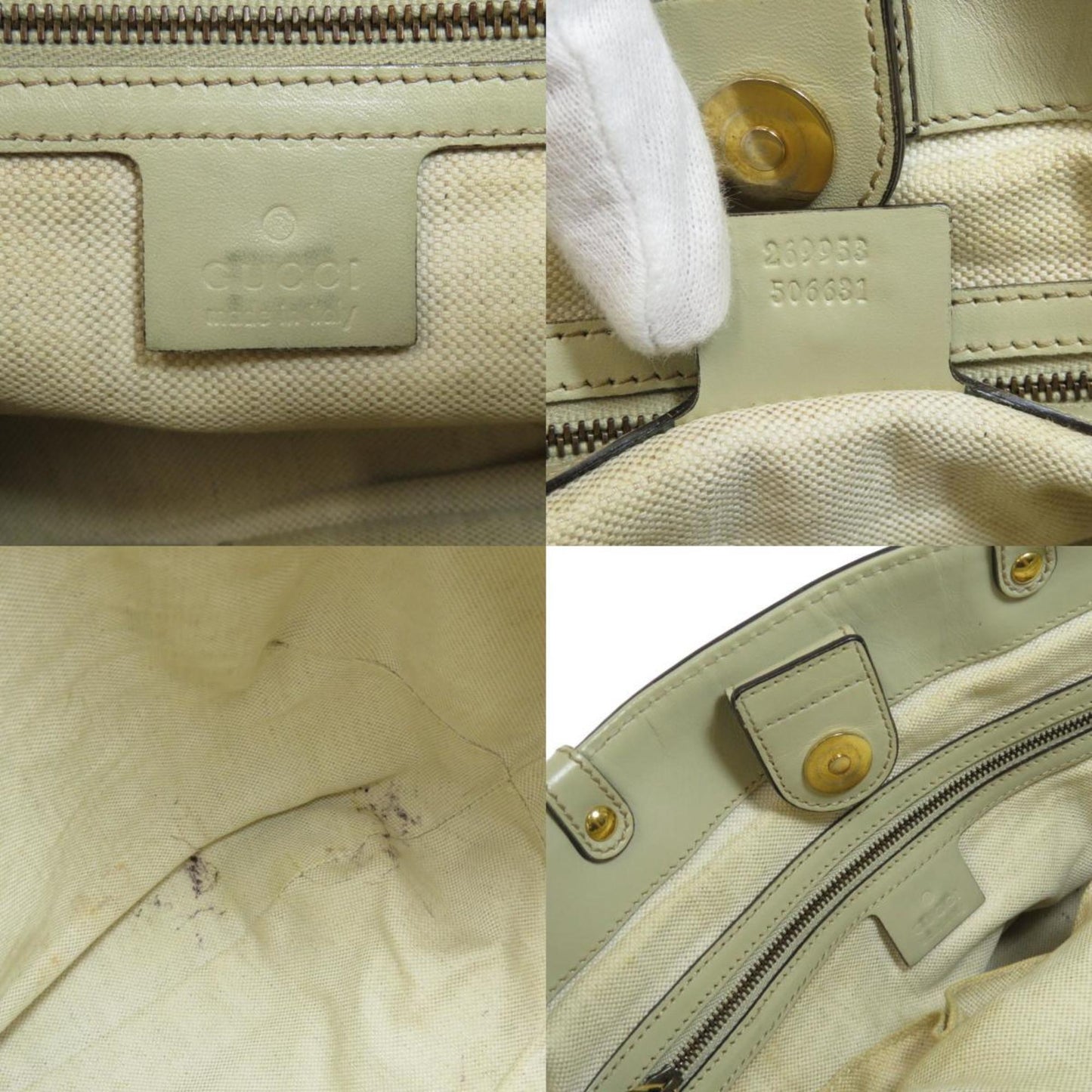 Gucci 506631 GG Tote Bag Canvas Ladies Gucci