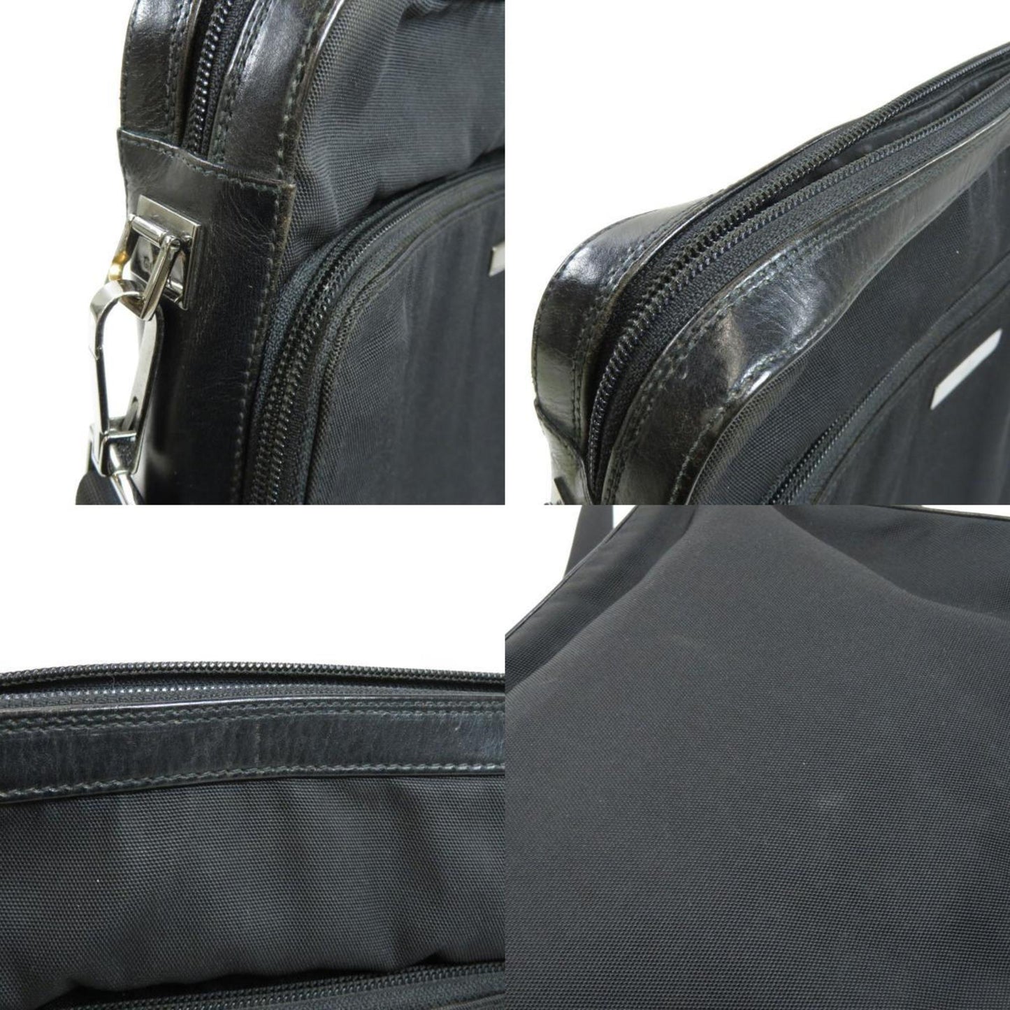 Gucci 002058 Plate Shoulder Bag Nylon Ladies GUCCI