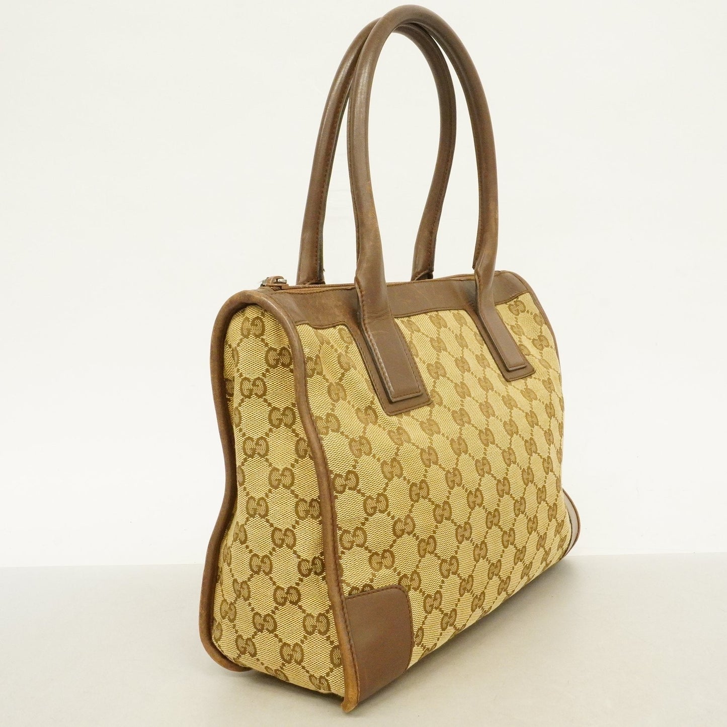Gucci GG Canvas Handbag 000 0855 Women's GG Canvas Handbag,Tote Bag Beige,Brown