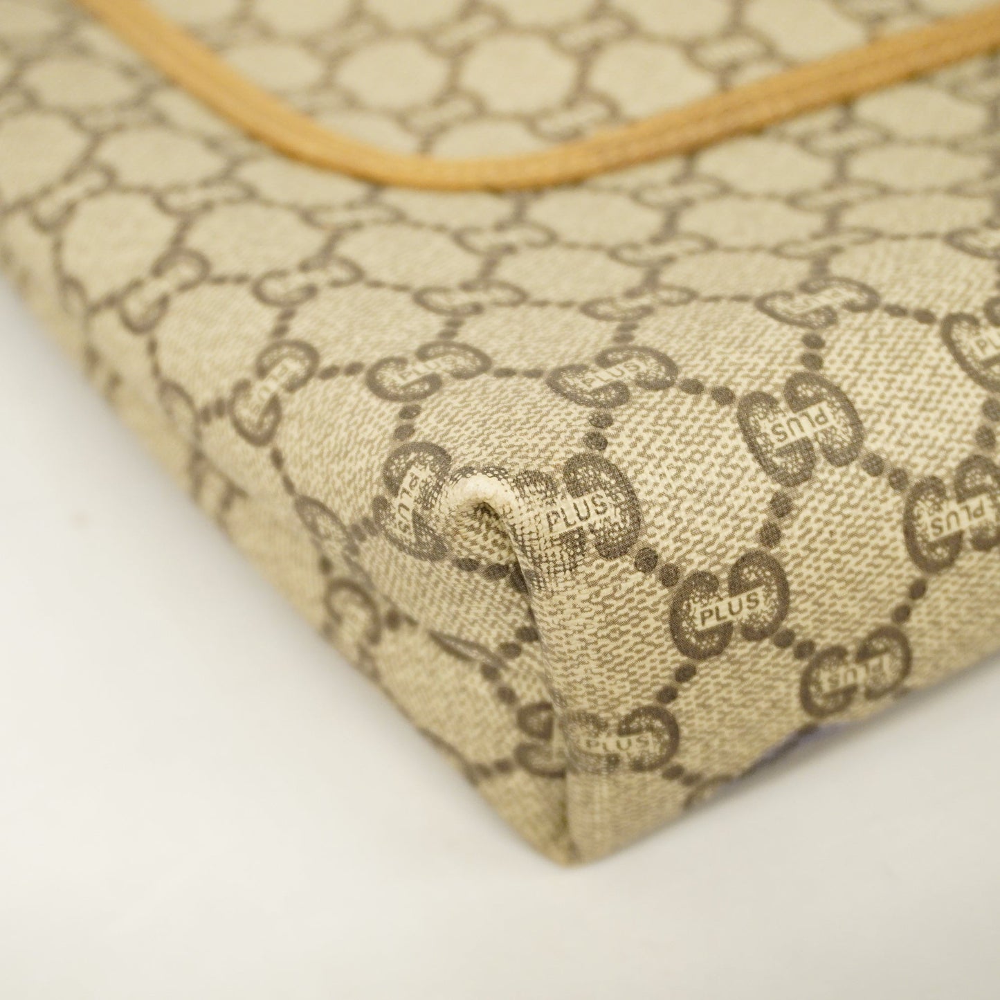 Gucci Plus Women's PVC,Leather Tote Bag Beige