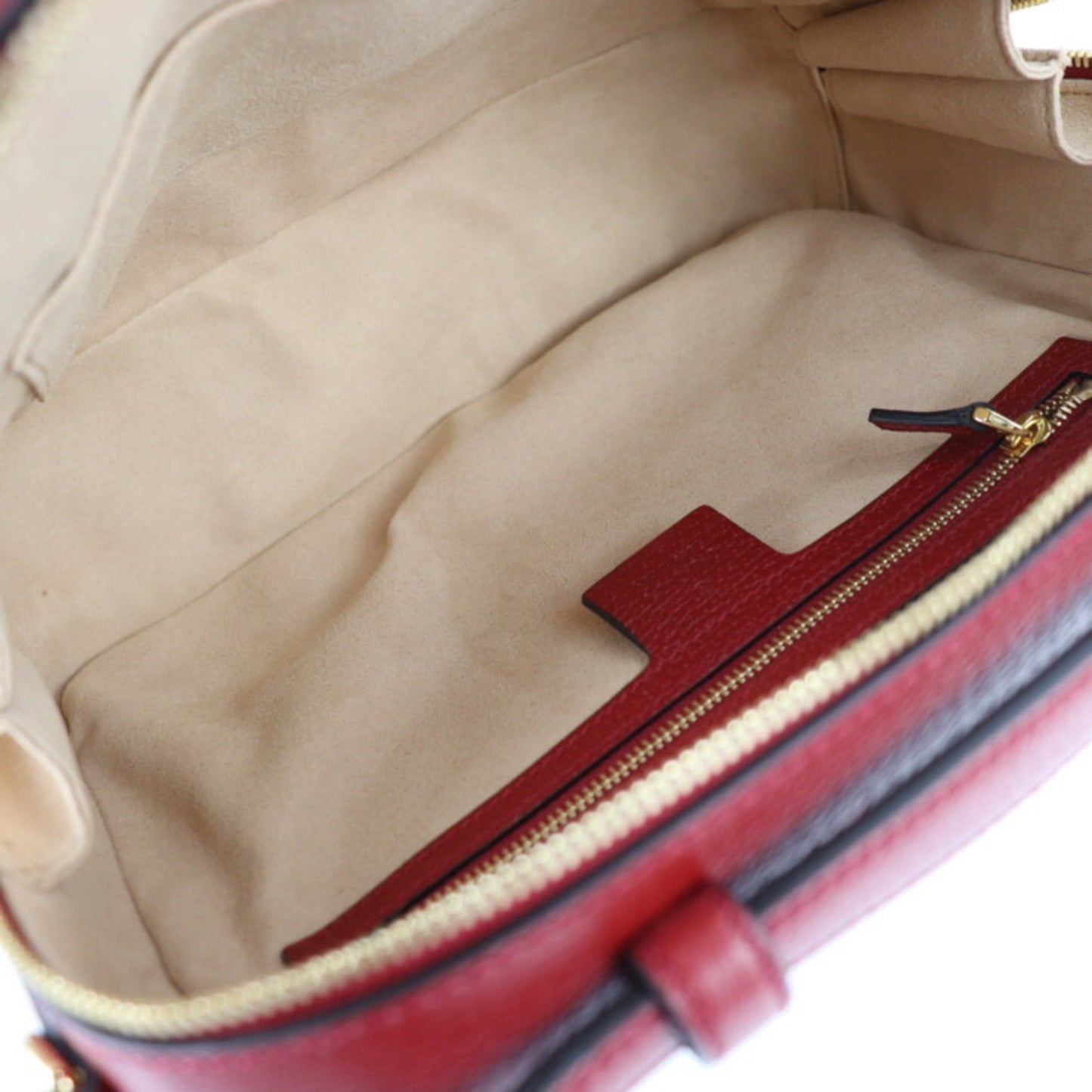 Gucci GG Small Shoulder Bag Ophidia Web 550622 Supreme Canvas Leather Red Multicolor Gold Hardware 2WAY Handbag
