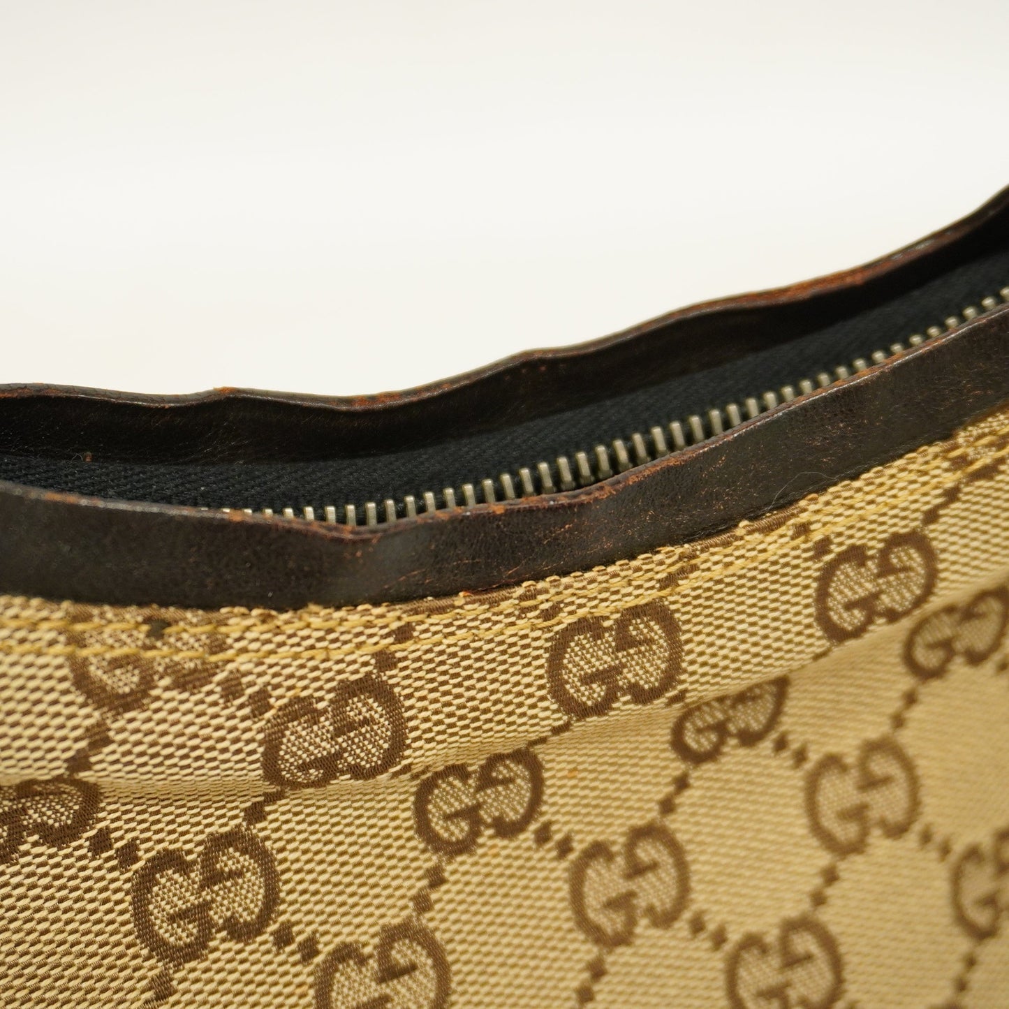 GUCCI GG Canvas Handbag 000 0602 Women's Handbag Beige,Brown