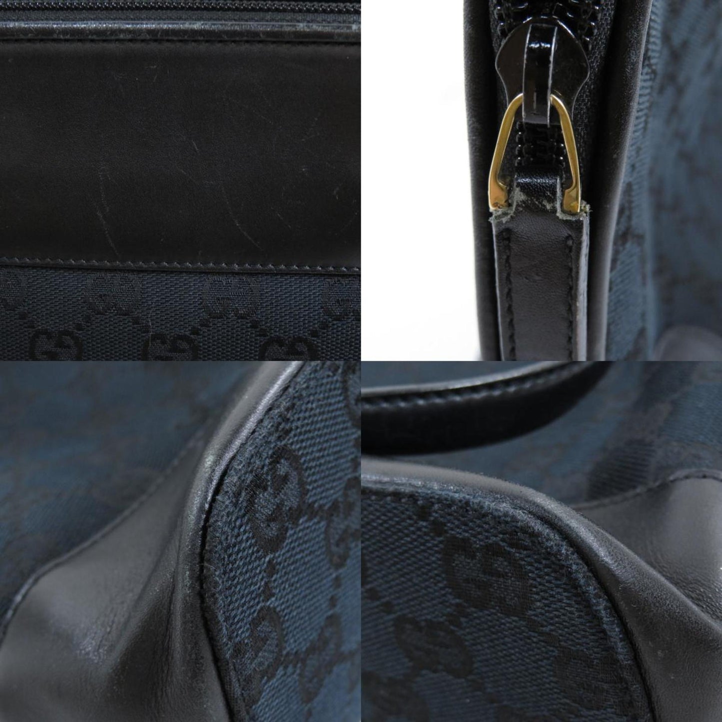 Gucci 002 1122 GG Tote Bag Canvas / Leather Ladies GUCCI