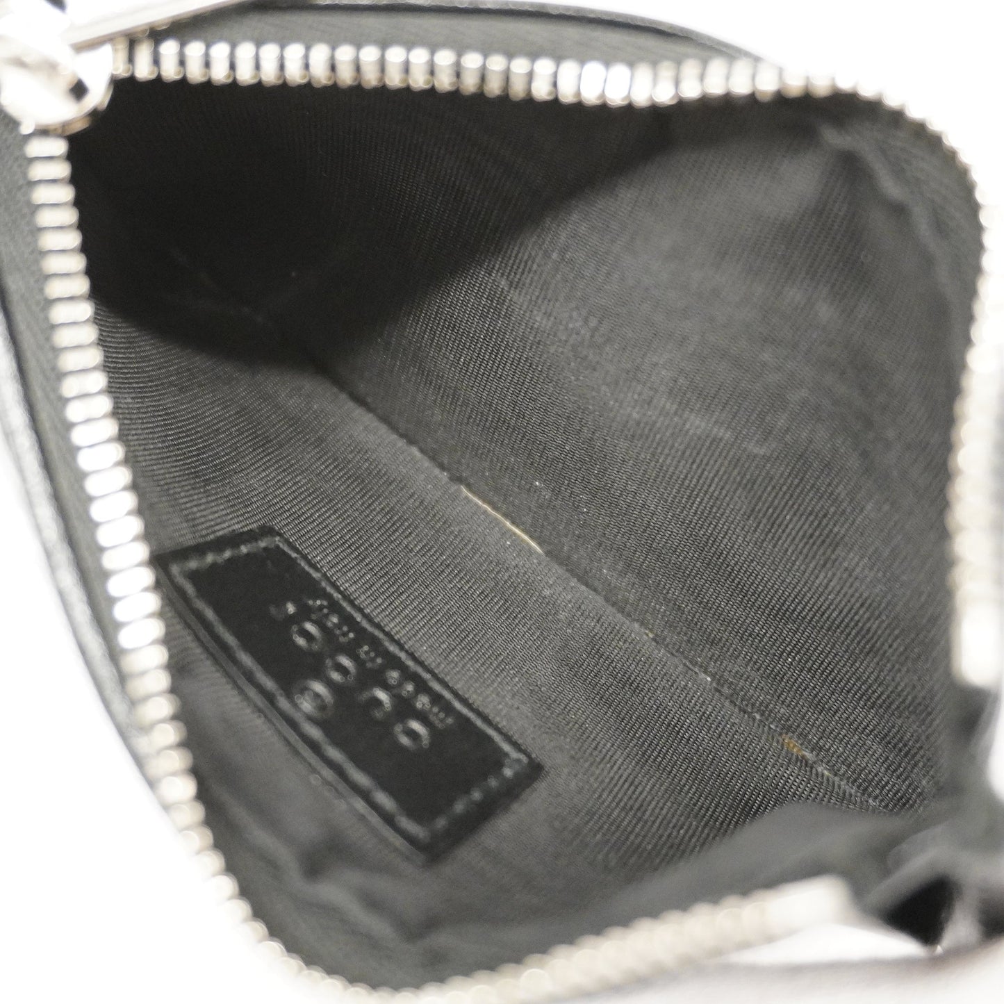 Gucci Interlocking G 697717 Silver Hardware Women's GG Supreme coin Case