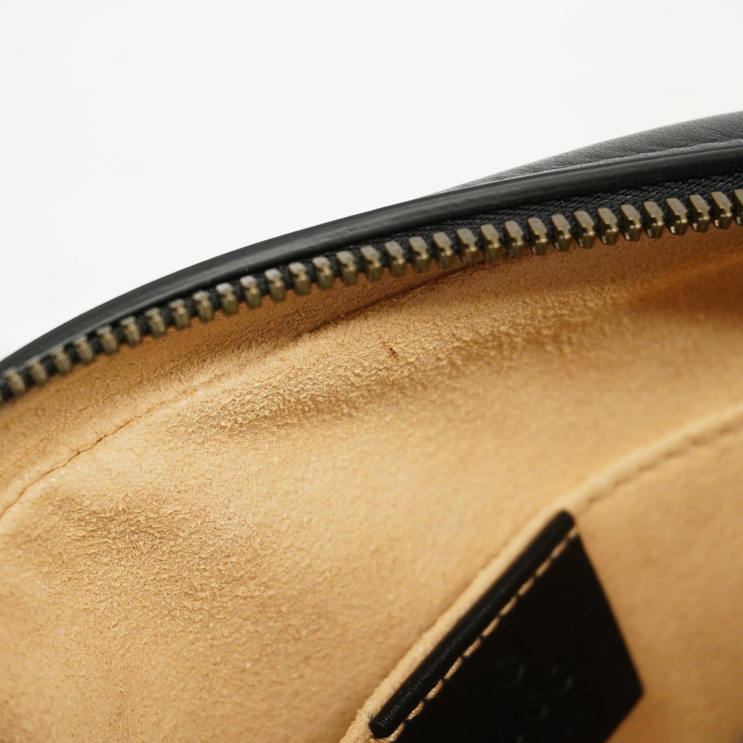 Gucci Waist Bag GG Marmont 476434 Leather Black Gold metal