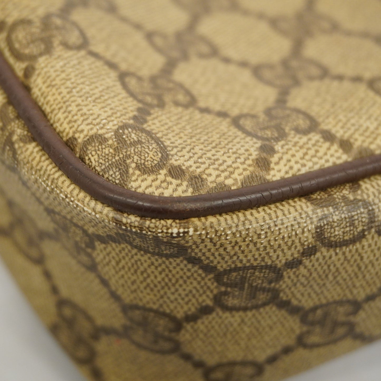 Gucci Clutch Bag 89.01.044 Women's GG Supreme Clutch Bag Beige,Brown