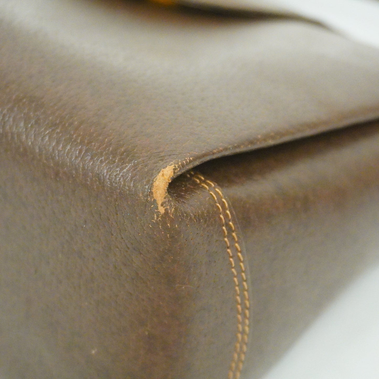 GUCCI Handbag Women's Leather Handbag Brown