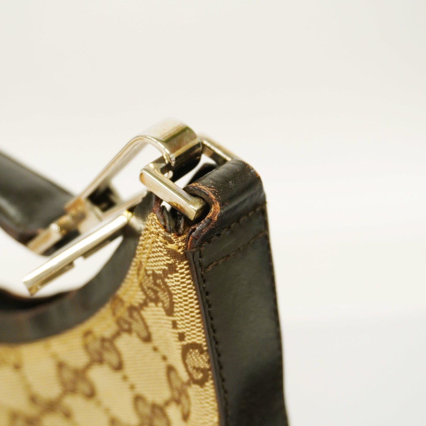 GUCCI GG Canvas Handbag 000 0602 Women's Handbag Beige,Brown