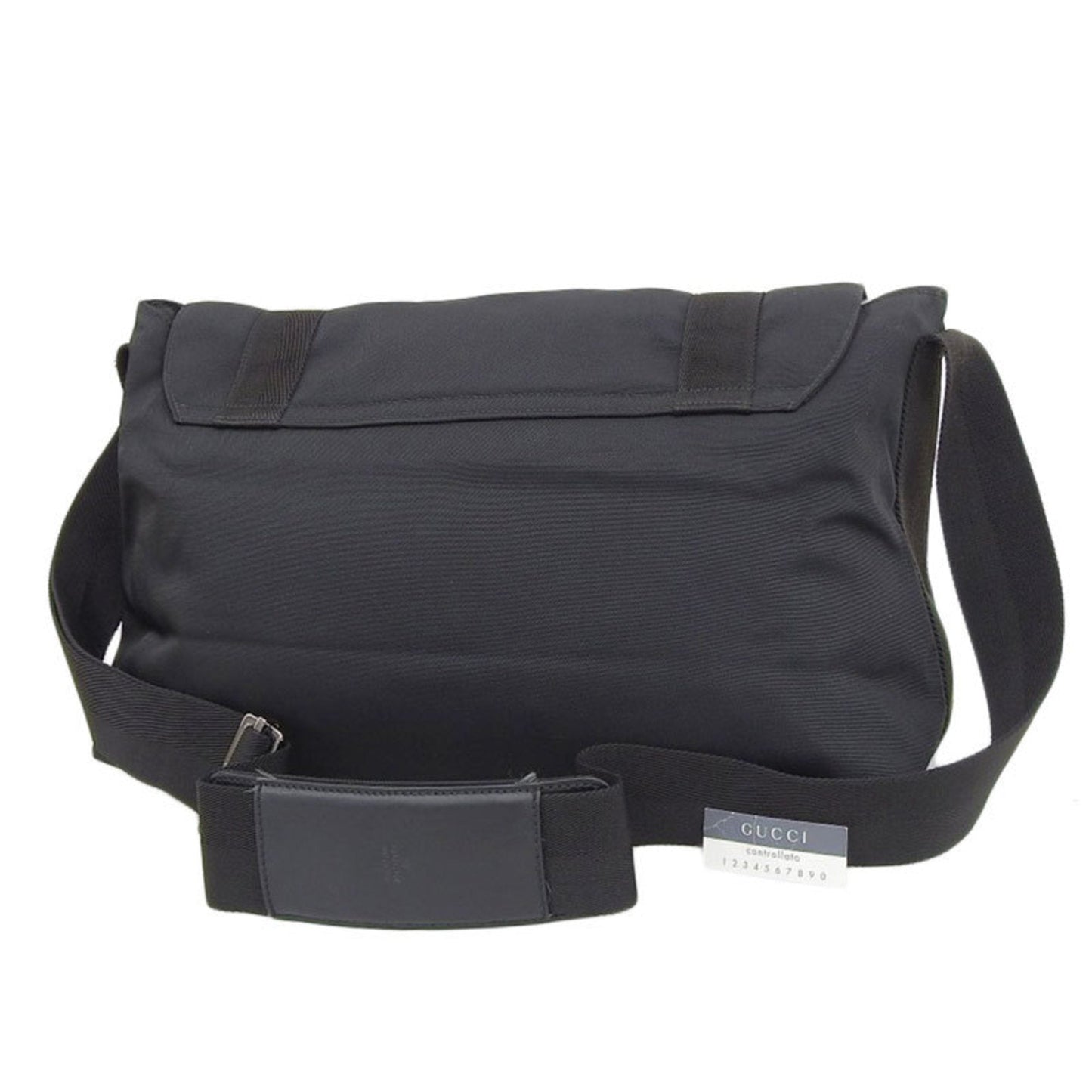 Gucci Bag men's shoulder canvas black 122374