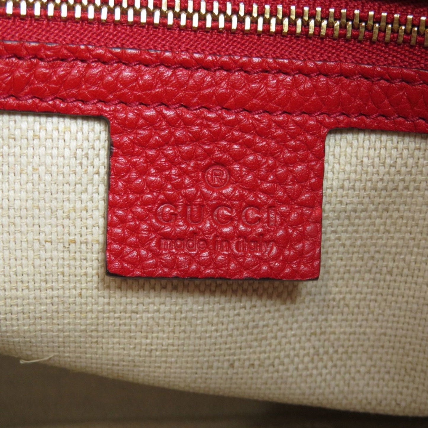 Gucci 536196 Soho Interlocking G Tote Bag Calf Ladies GUCCI