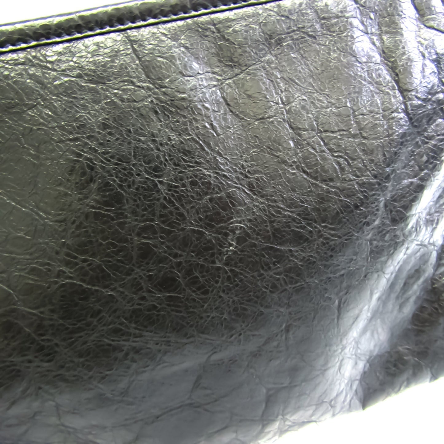 Gucci Unisex Leather Clutch Bag Black