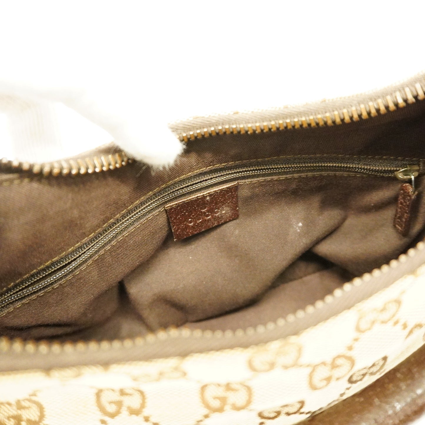 GUCCIAuth GG Canvas Shoulder Bag 115002 Women's Shoulder Bag Beige,Brown
