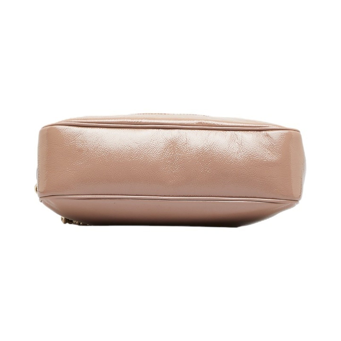 GUCCI Soho Chain Shoulder Bag 308983 Pink Gold Leather Women's