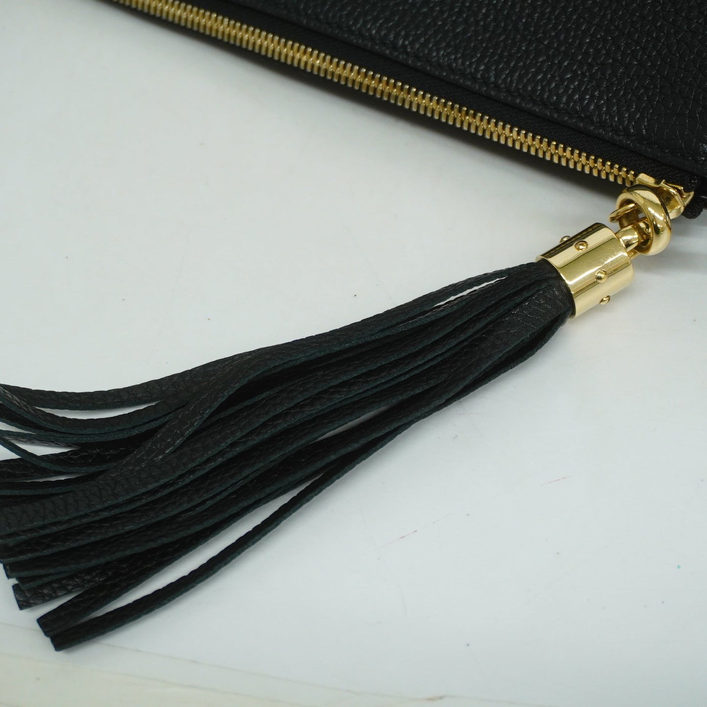 GUCCIAuth Soho Shoulder Bag 536194 Women's Leather Shoulder Bag Black