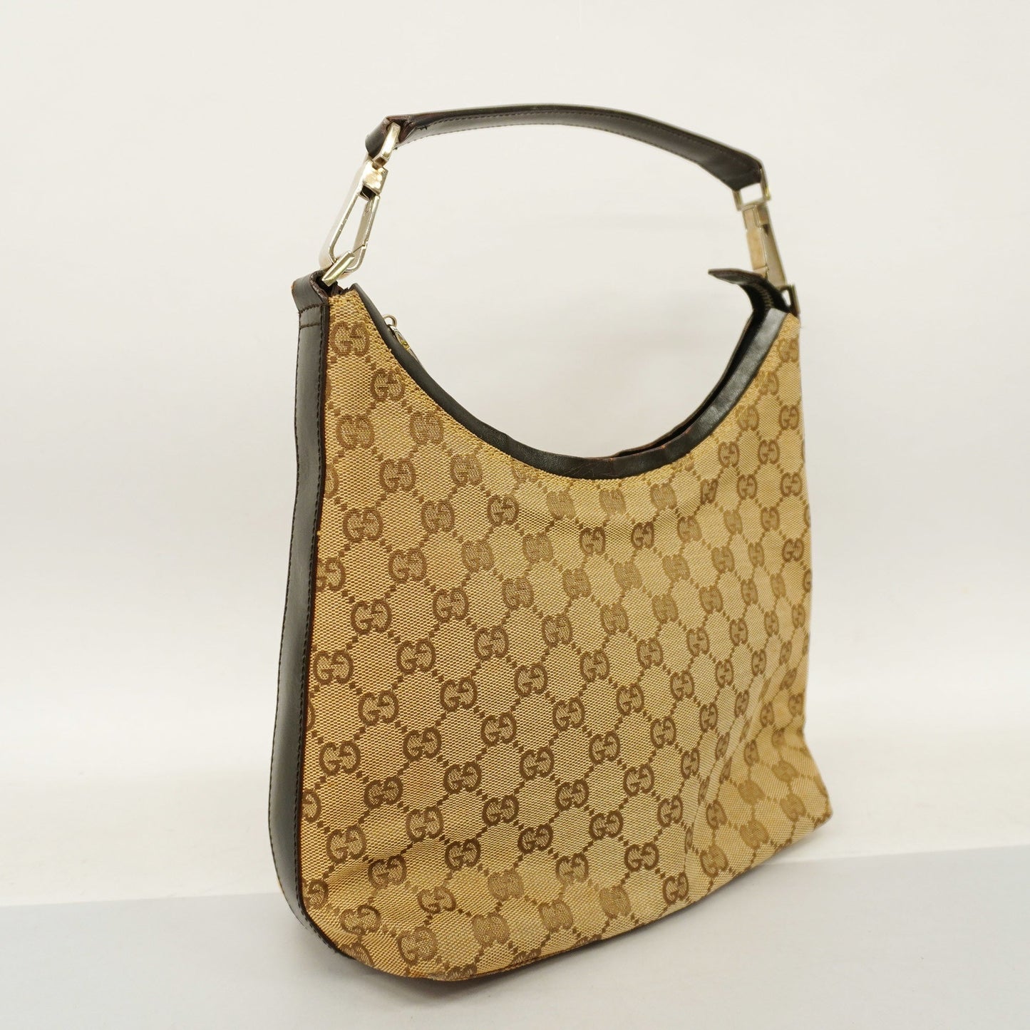 GUCCI GG Canvas Handbag 000 0602 Women's Handbag Beige,Brown