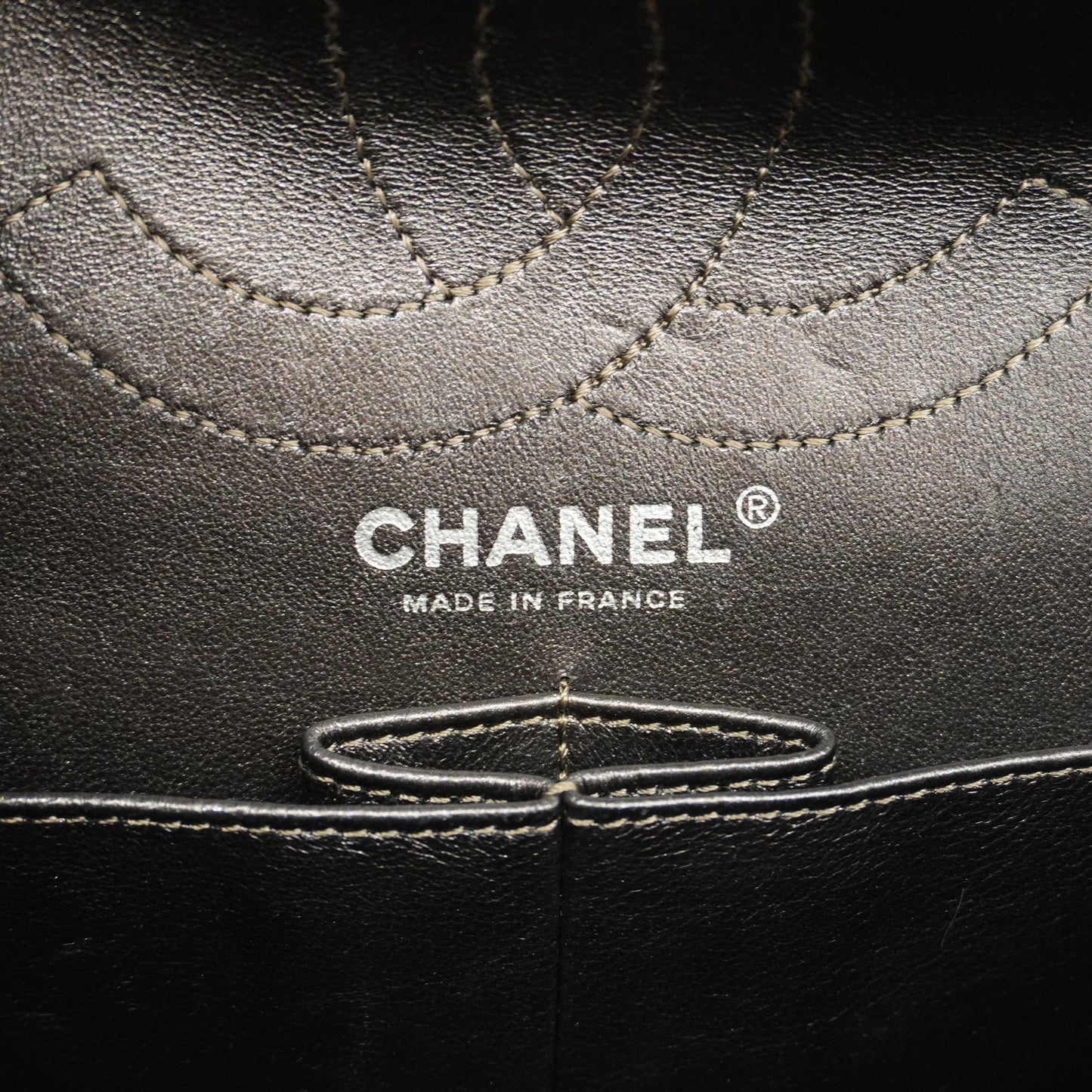 CHANEL 2.55 W Flap W Chain Lambskin Women's Patent Leather Shoulder Bag