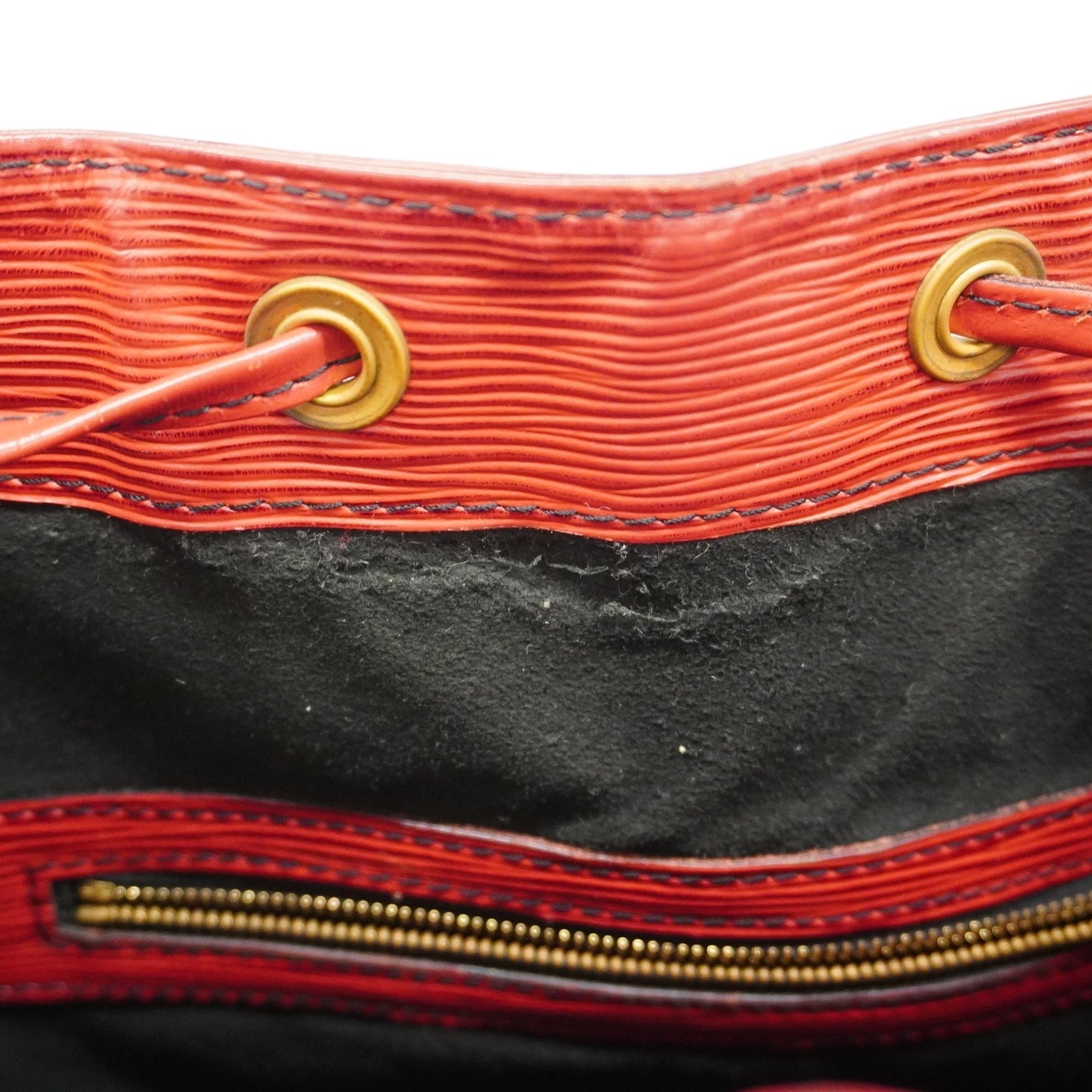 Louis Vuitton Epi Noe M59007 Women's Shoulder Bag Castilian Red