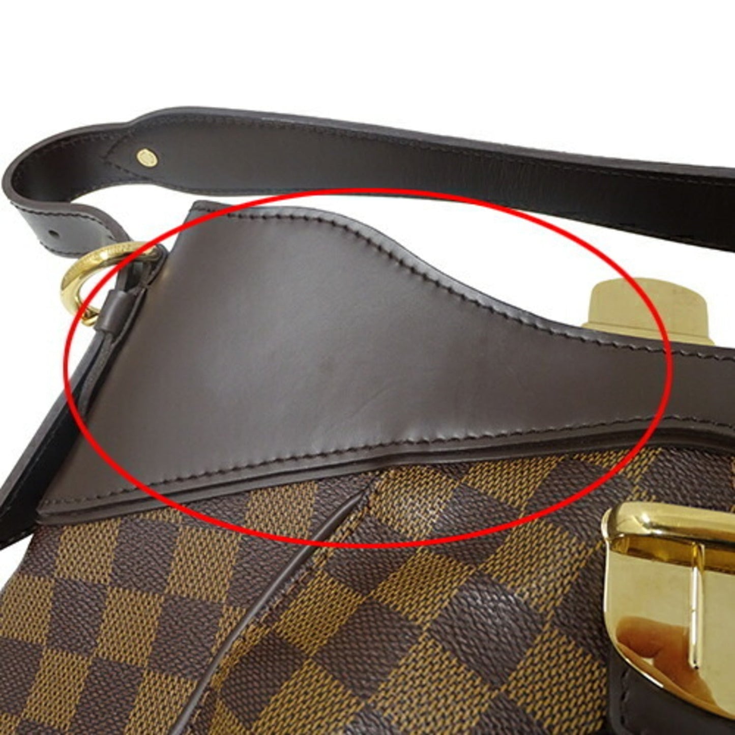LOUIS VUITTON Bag Damier Women's Shoulder Sistina MM N41541 Brown