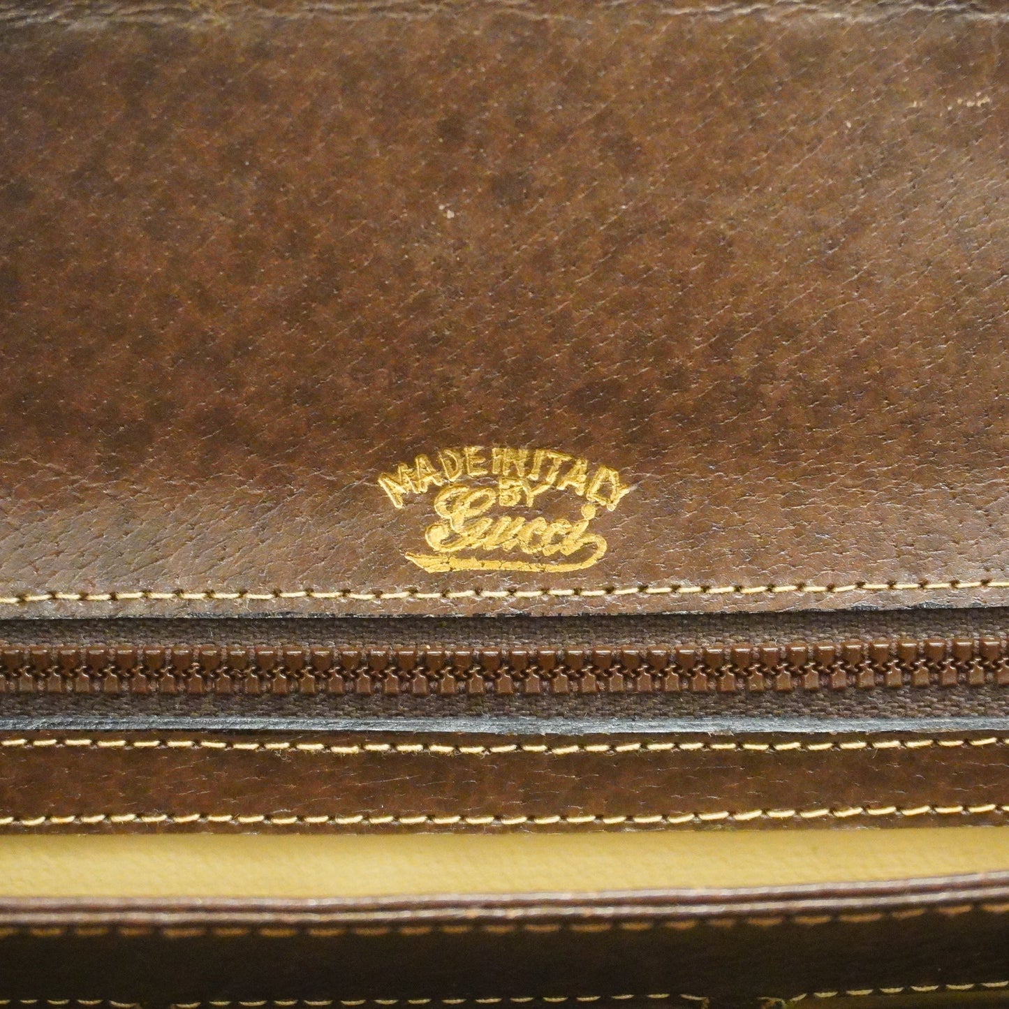 GUCCI Handbag Women's Leather Handbag Brown
